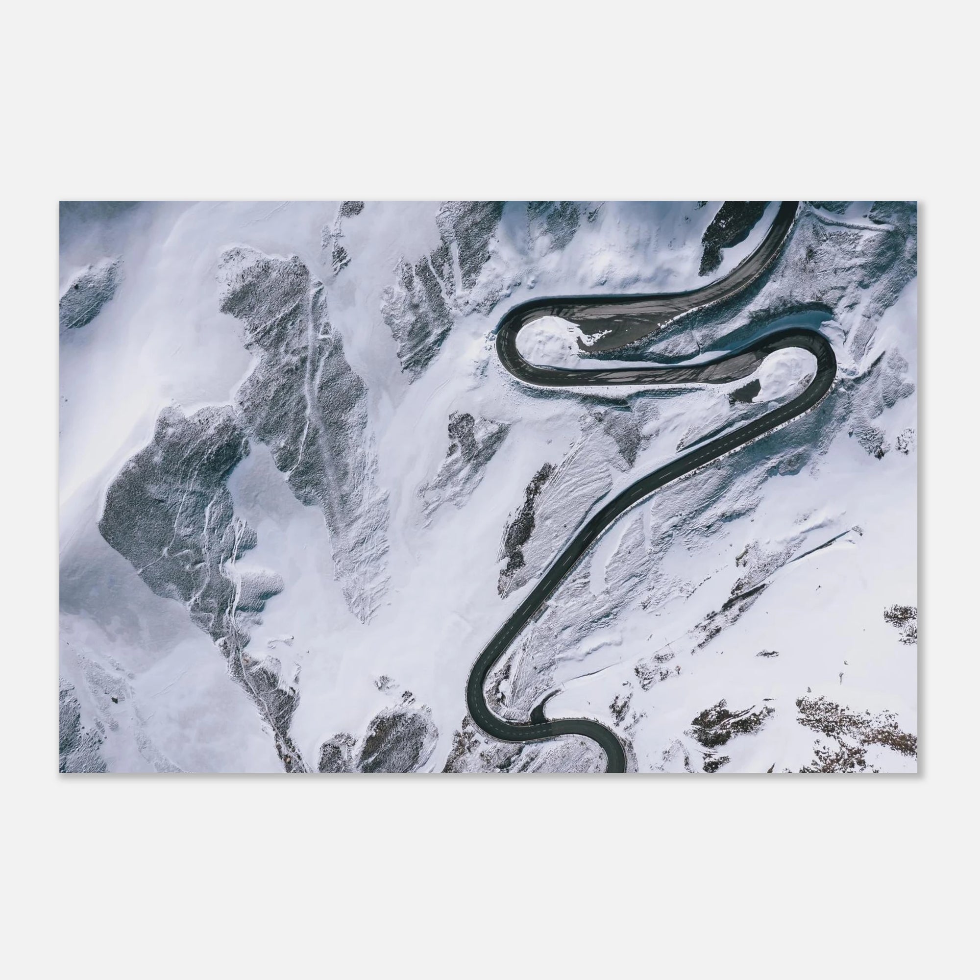 Forex - Serpentinen der Grossglockner Hochalpenstrasse Print Material JFK Photography Prints 30x45 cm / 12x18″
