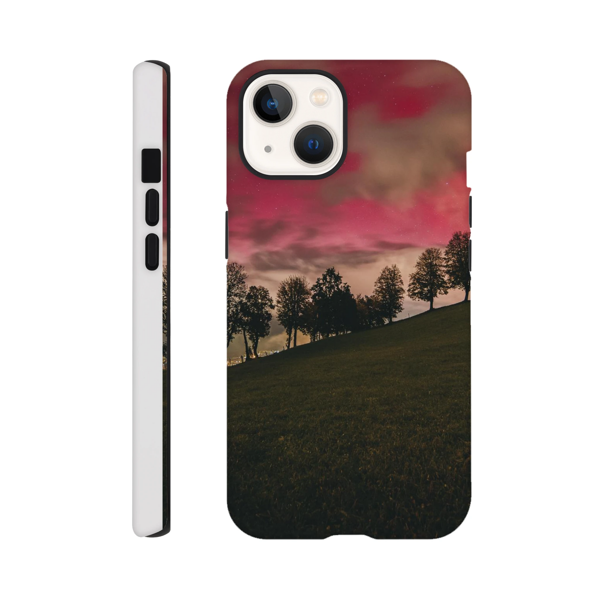 IPhone Hartschalen Case - Nordlichter Print Material JFK Photography Prints iPhone 13