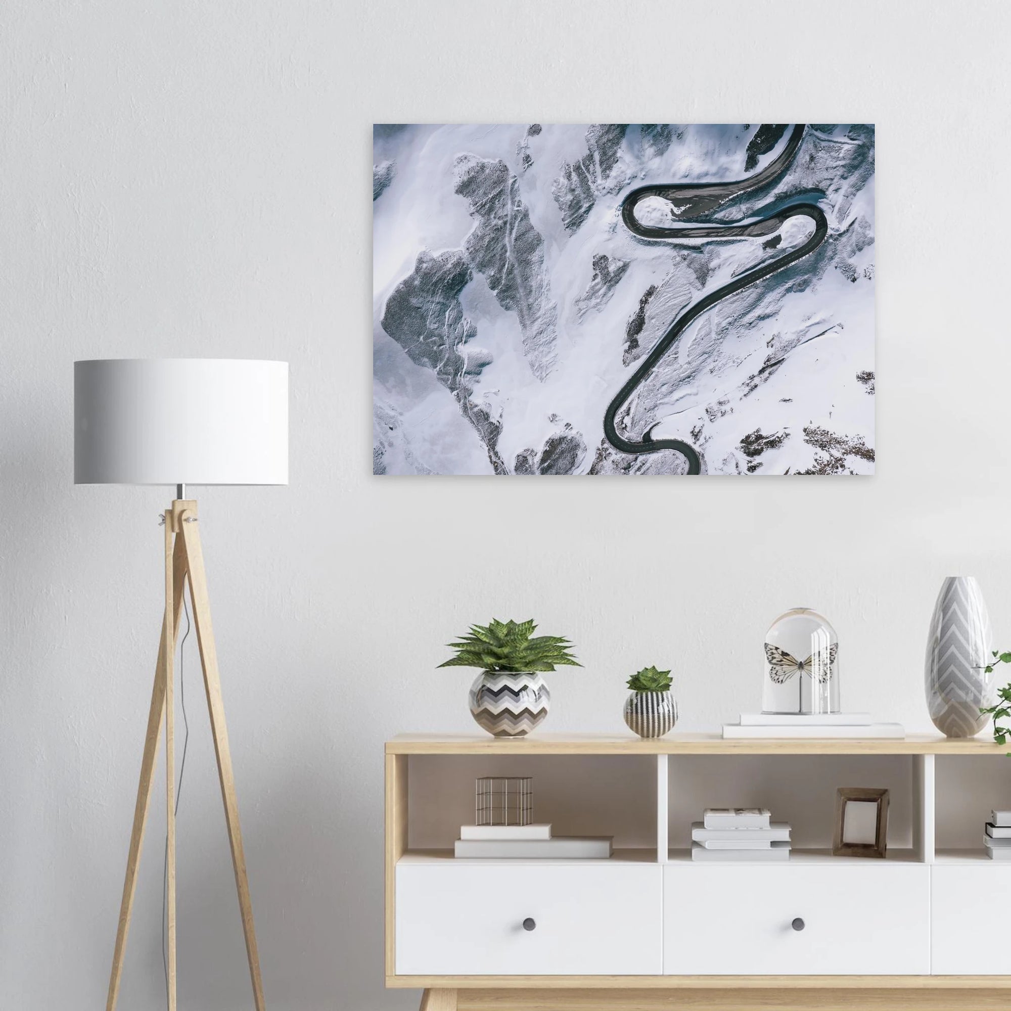 Forex - Serpentinen der Grossglockner Hochalpenstrasse Print Material JFK Photography Prints