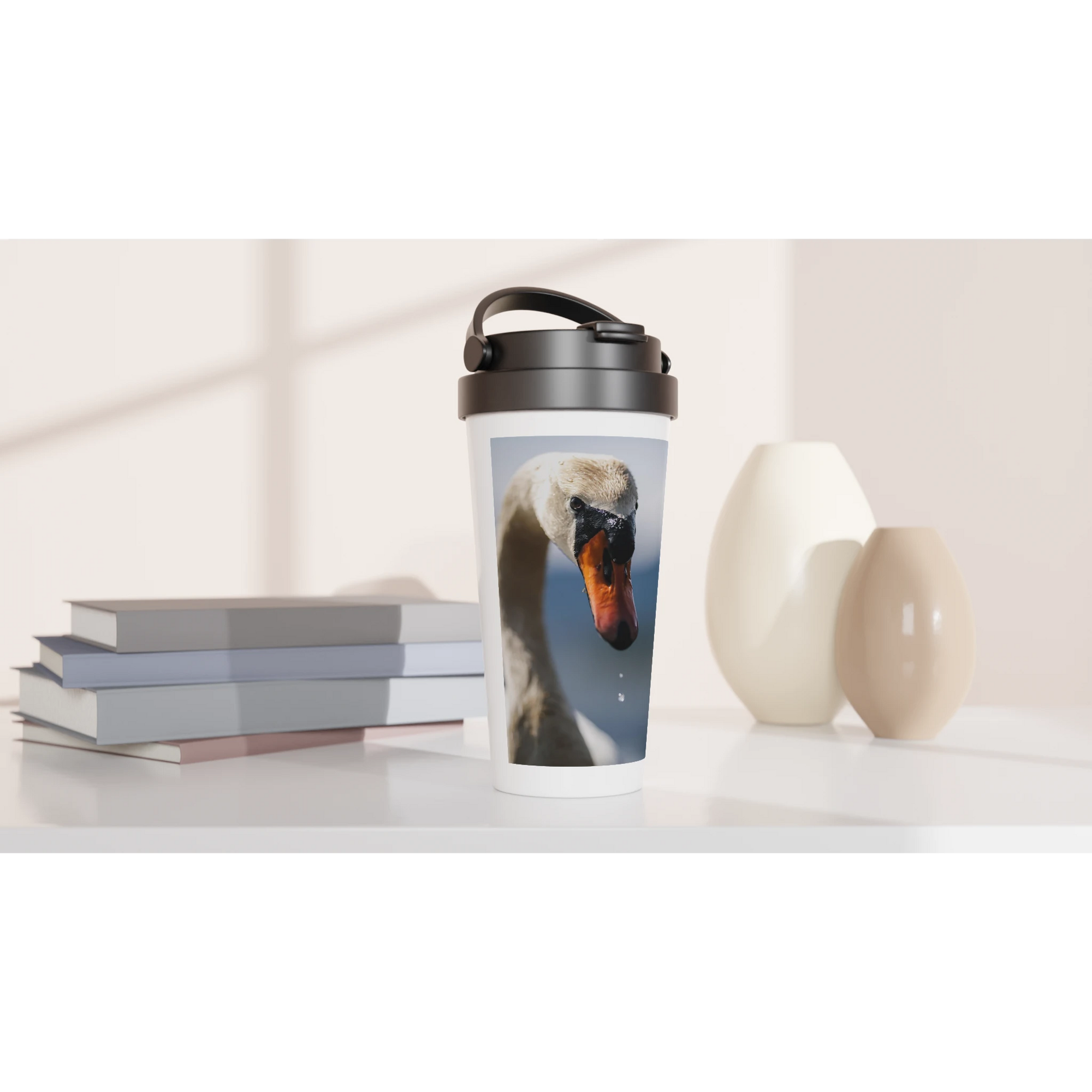 Edelstahl- Thermobecher - Serpentinen Print Material JFK Photography Prints