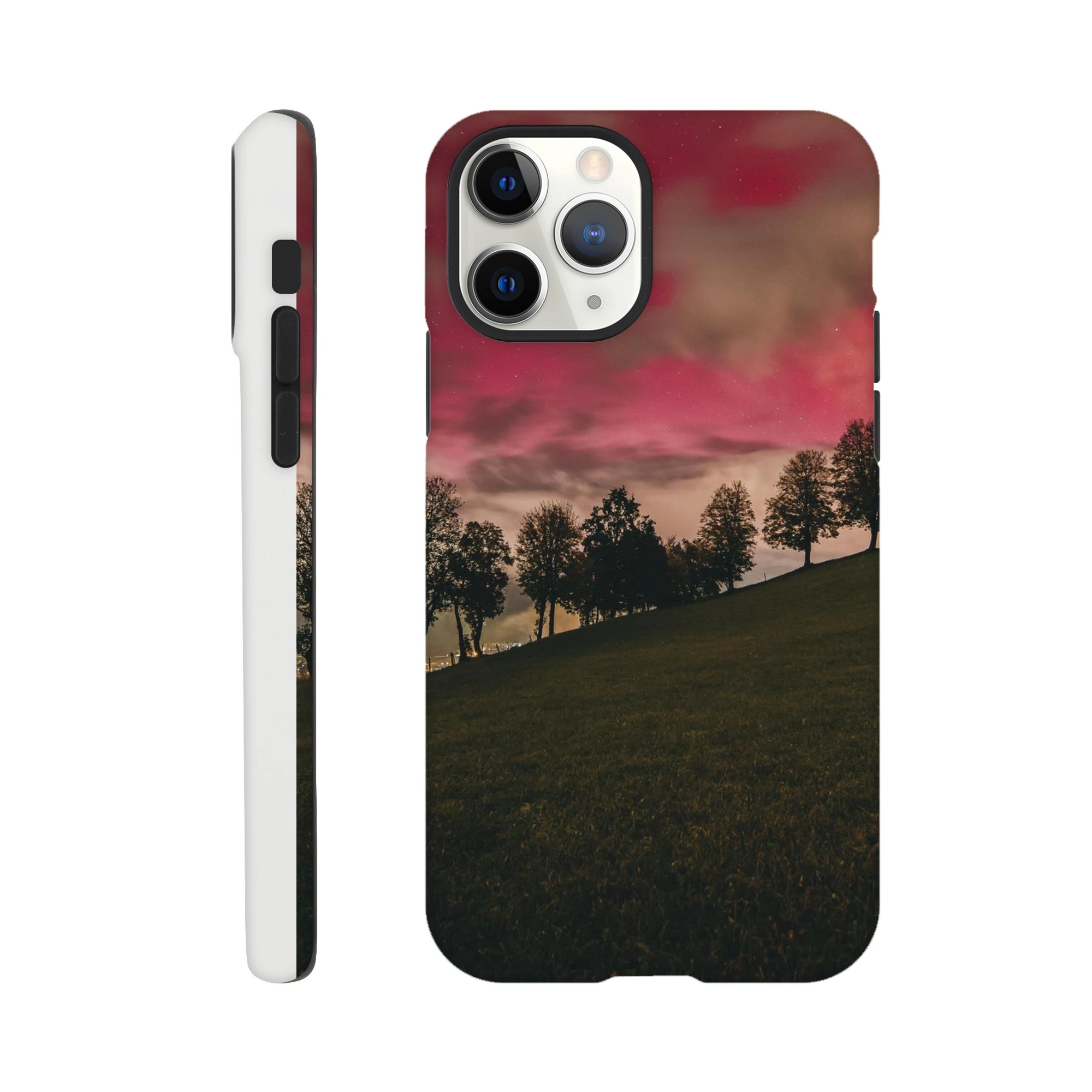 IPhone Hartschalen Case - Nordlichter Print Material JFK Photography Prints iPhone 11 Pro