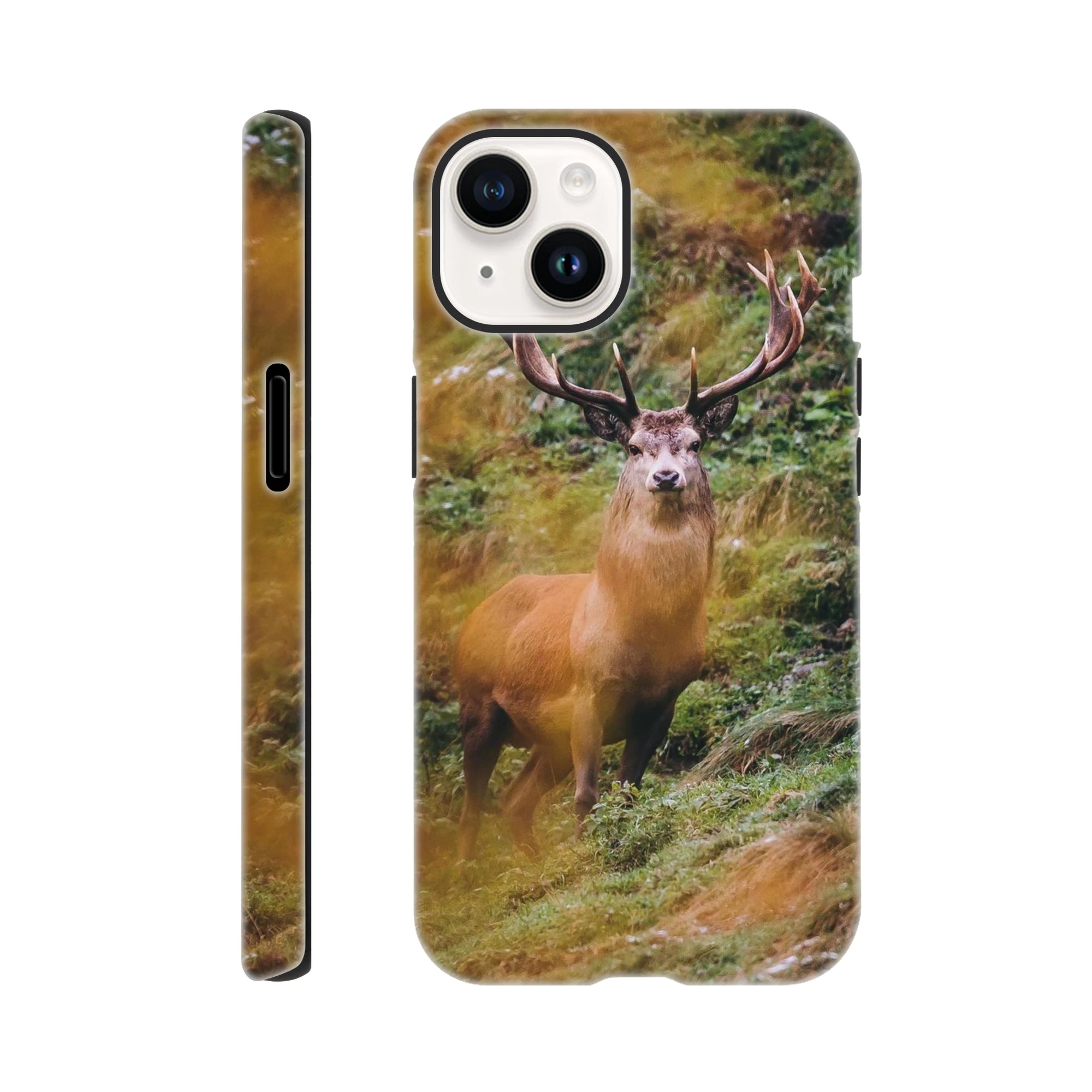 IPhone Hartschalen Case - der Hirsch Print Material JFK Photography Prints iPhone 14