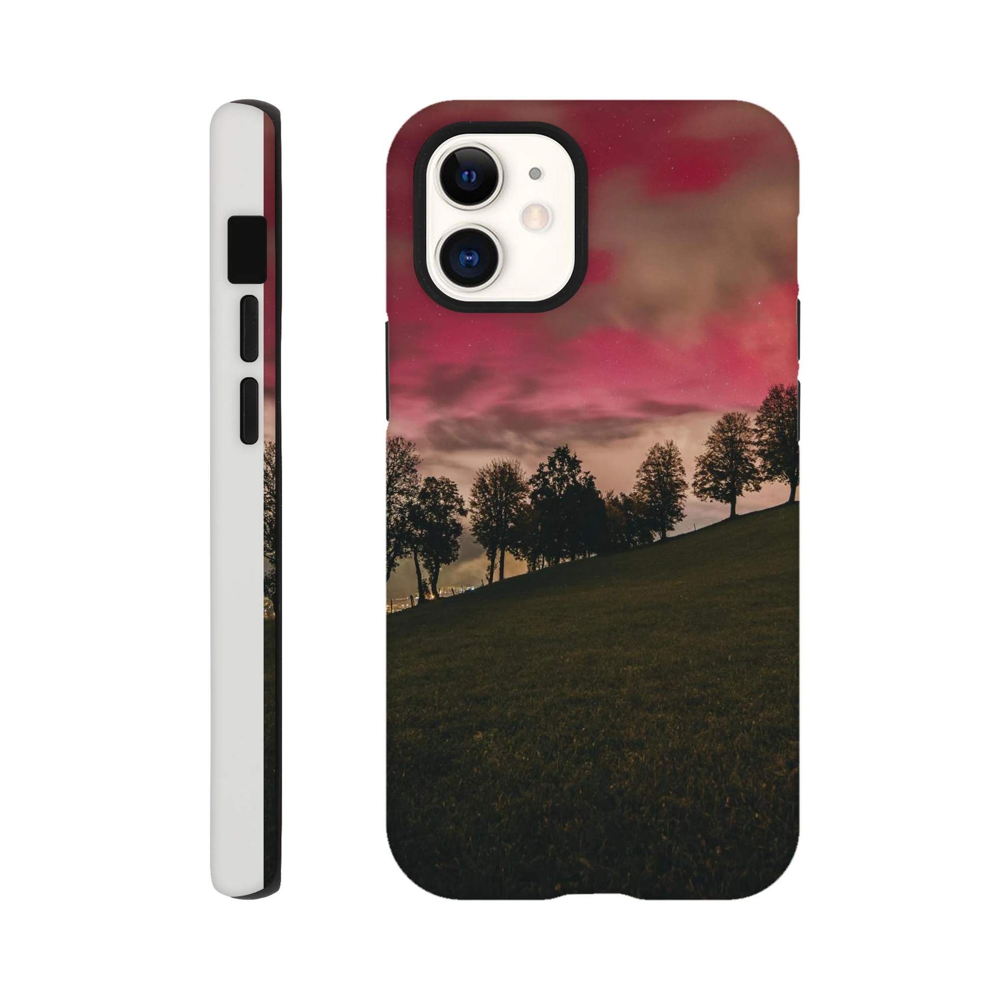 IPhone Hartschalen Case - Nordlichter Print Material JFK Photography Prints iPhone 12 Mini