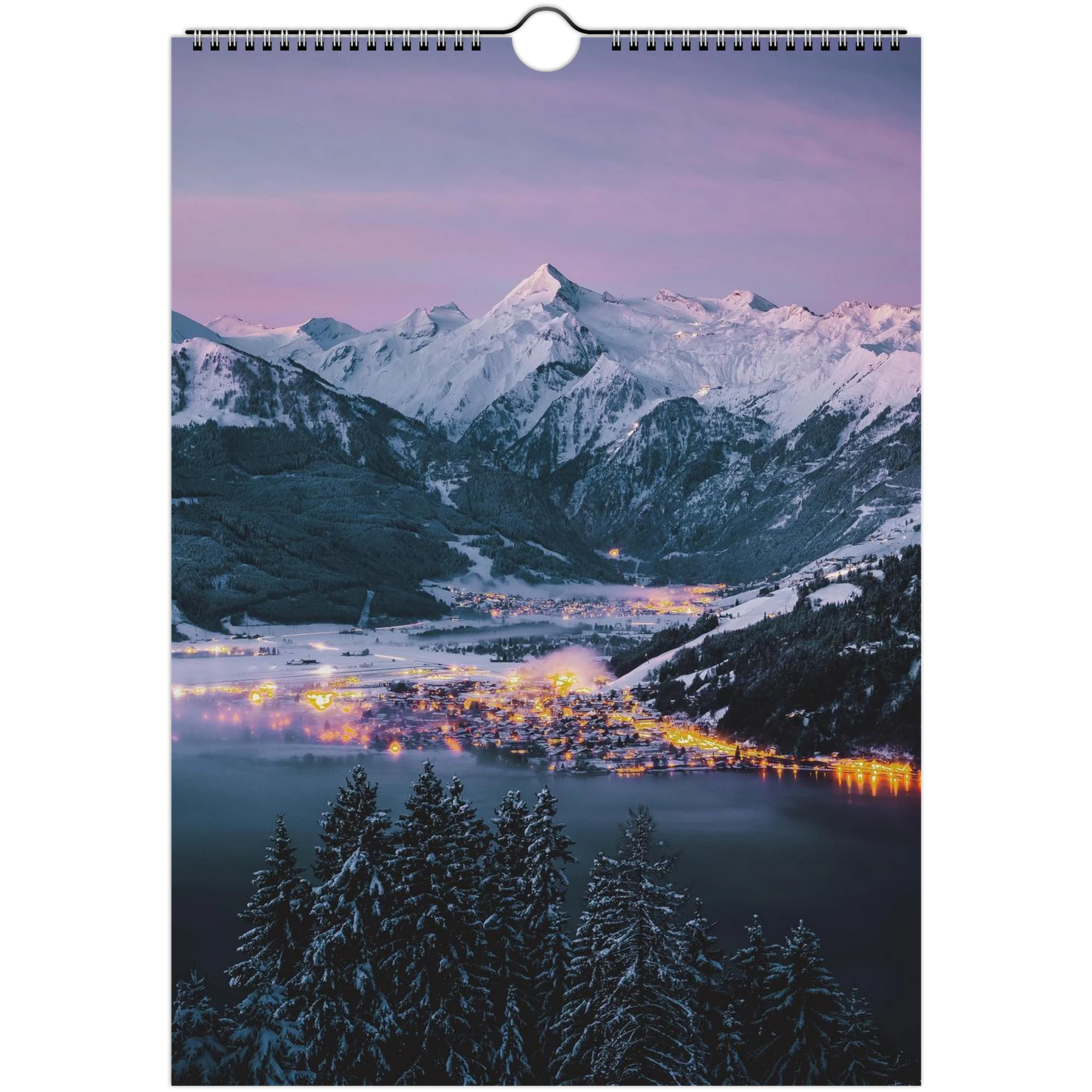 Wandkalender grau 2026 Print Material JFK Photography Prints A4 (21 x 29.7 cm)