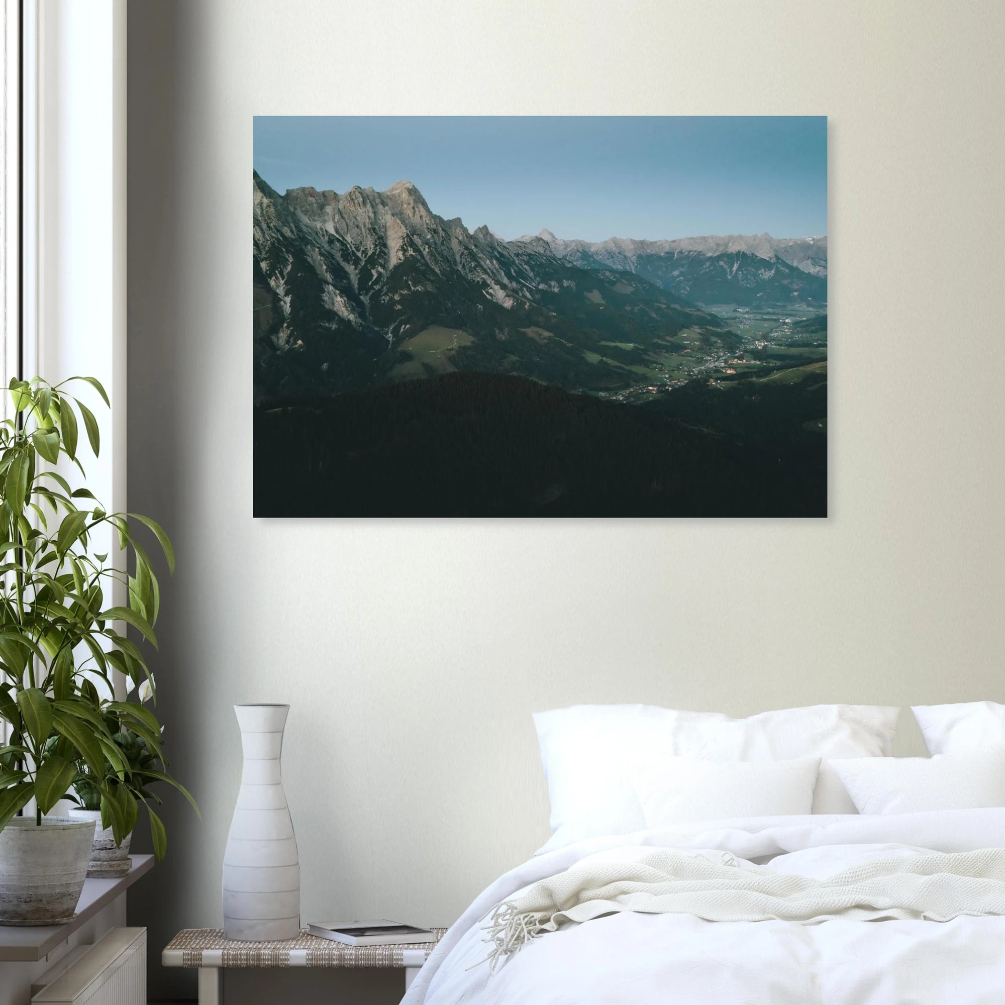 Aluminiumdruck - Leogang mit Steinberge im Sommer Print Material JFK Photography Prints