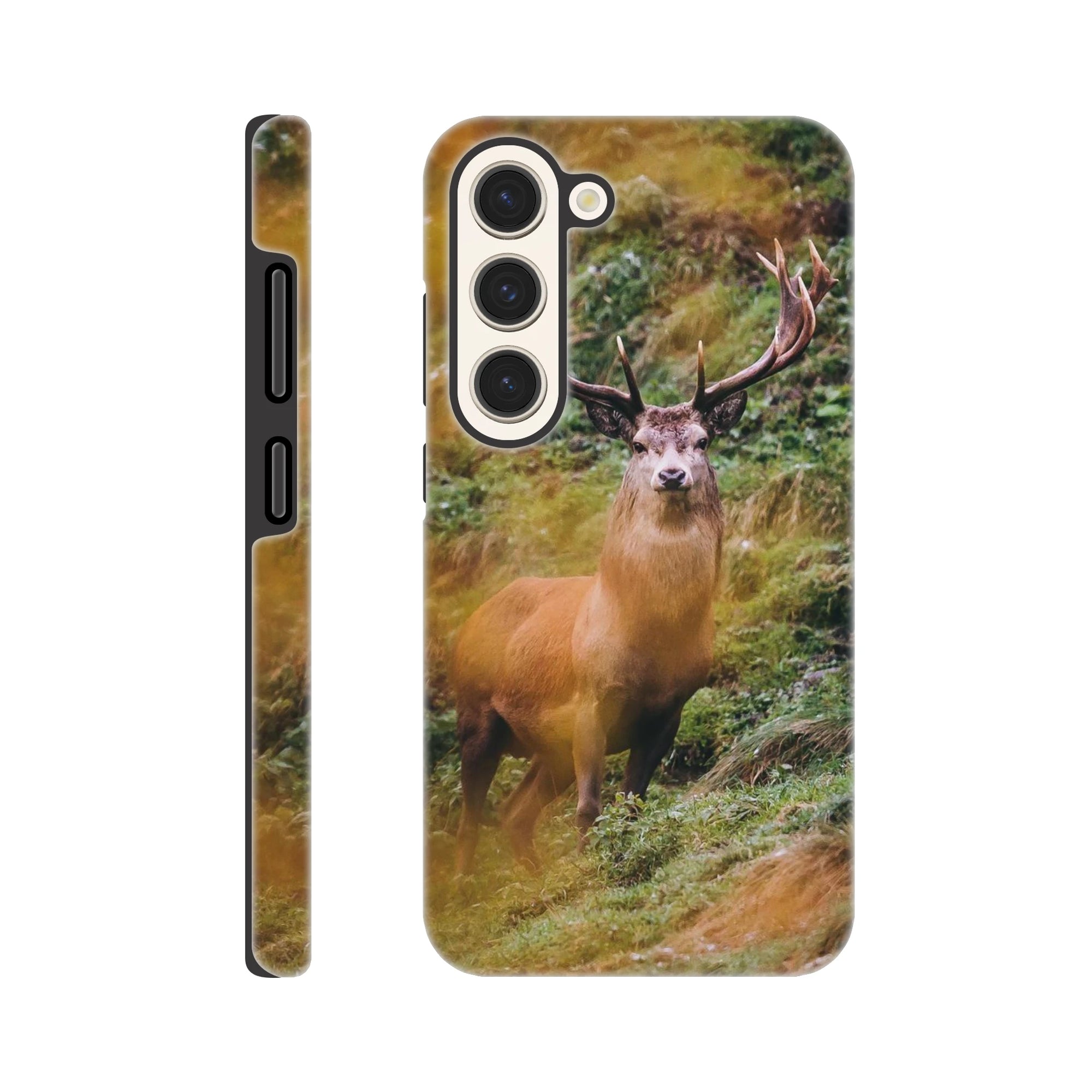 Galaxy Hartschalen Case - der Hirsch Print Material JFK Photography Prints Galaxy S23