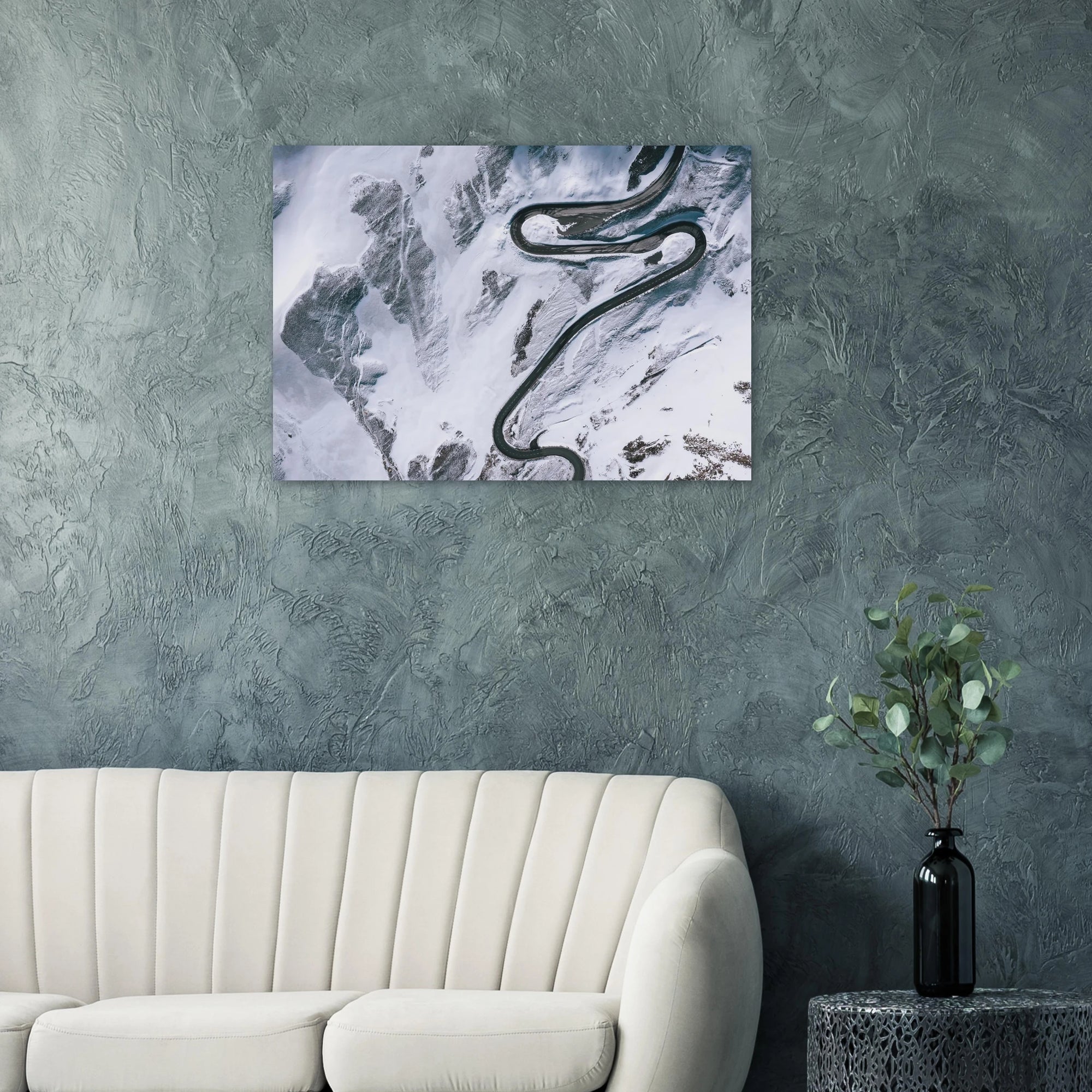 Forex - Serpentinen der Grossglockner Hochalpenstrasse Print Material JFK Photography Prints