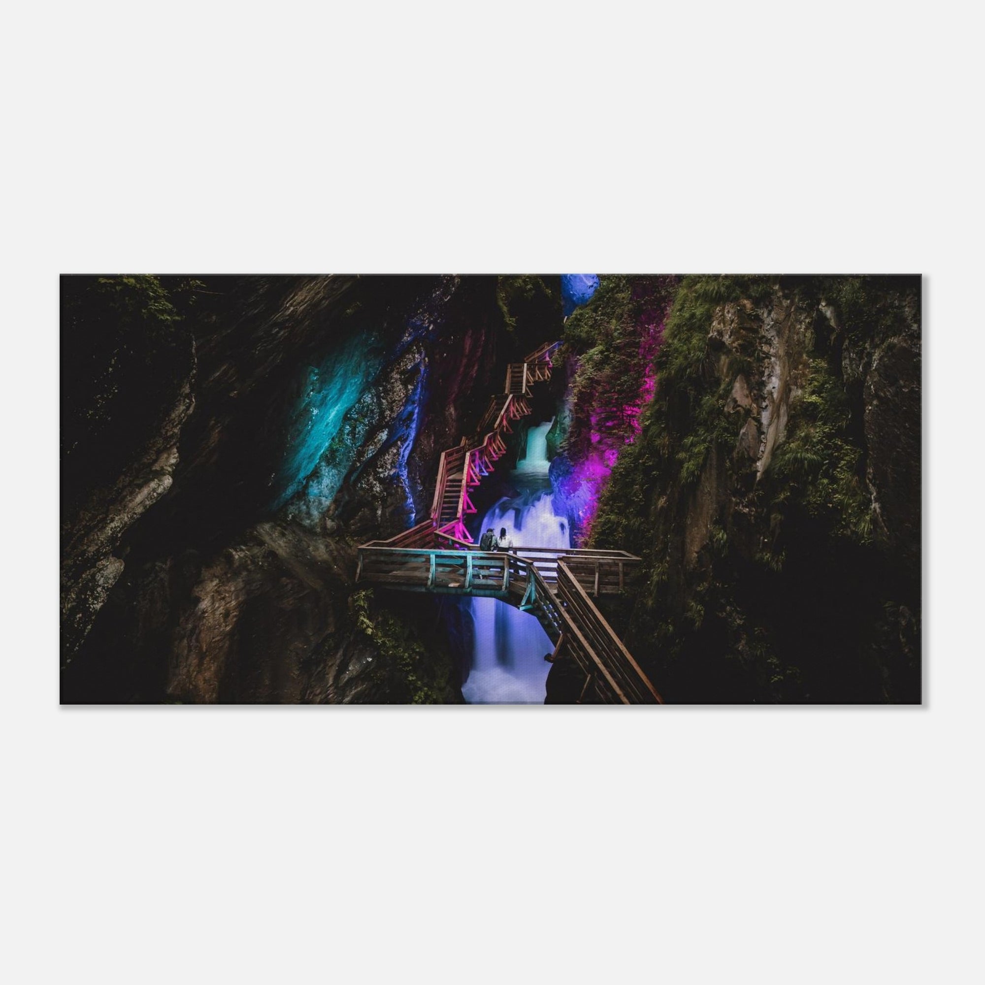 Leinwand Dick - Klammlichter in der Sigmund Thun Klamm Print Material JFK Photography Prints 50x100 cm / 20x40″