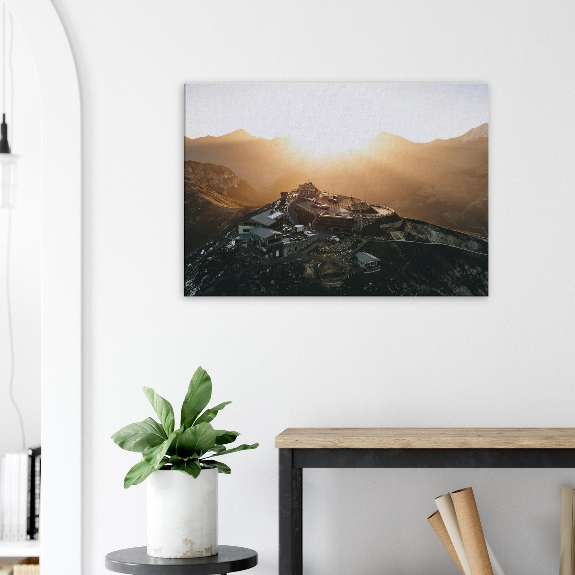 Leinwand Dick - Edelweißspitze bei Sonnenaufgang Print Material JFK Photography Prints