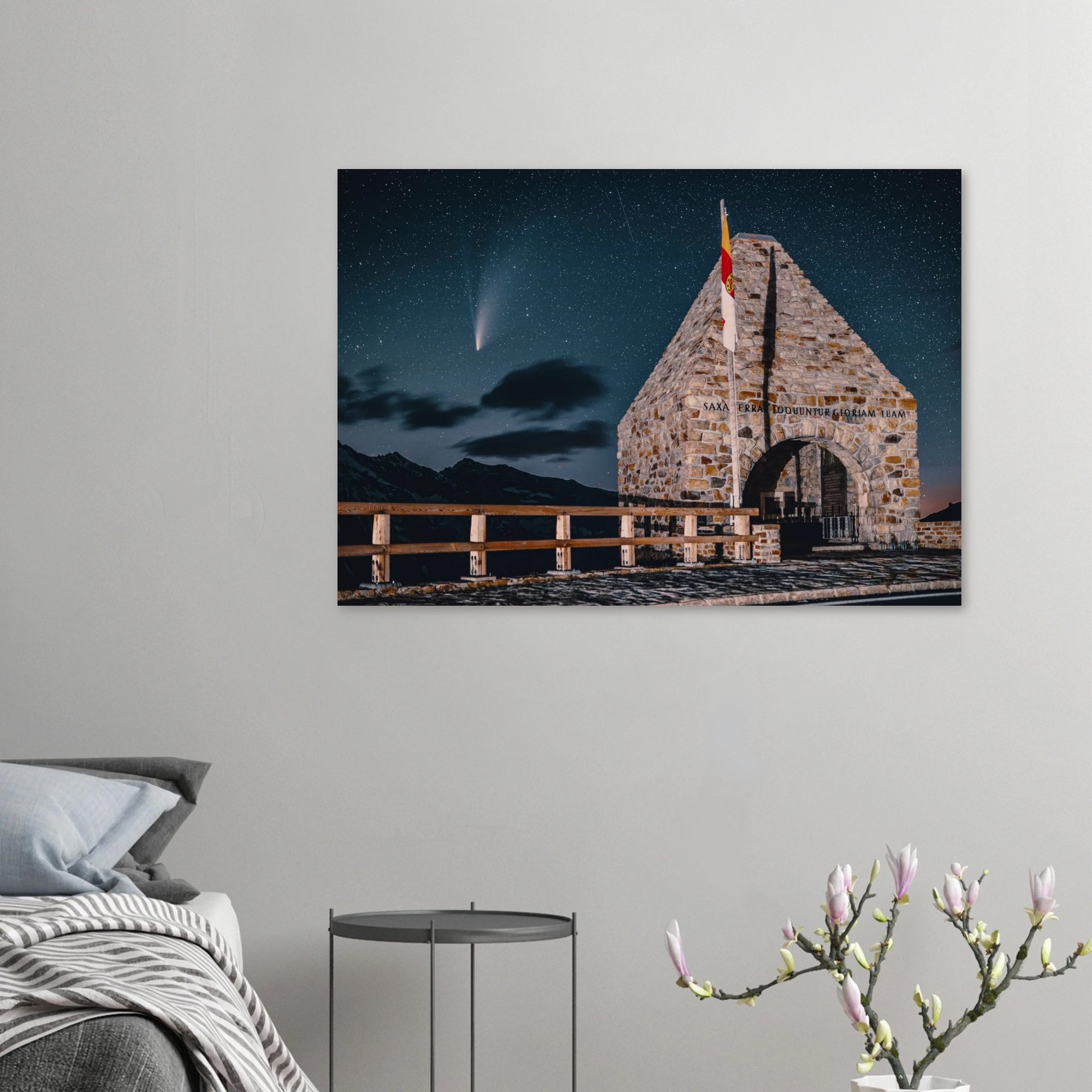 Holzdruck - Komet Neowise über dem Fuscher Törl Print Material JFK Photography Prints