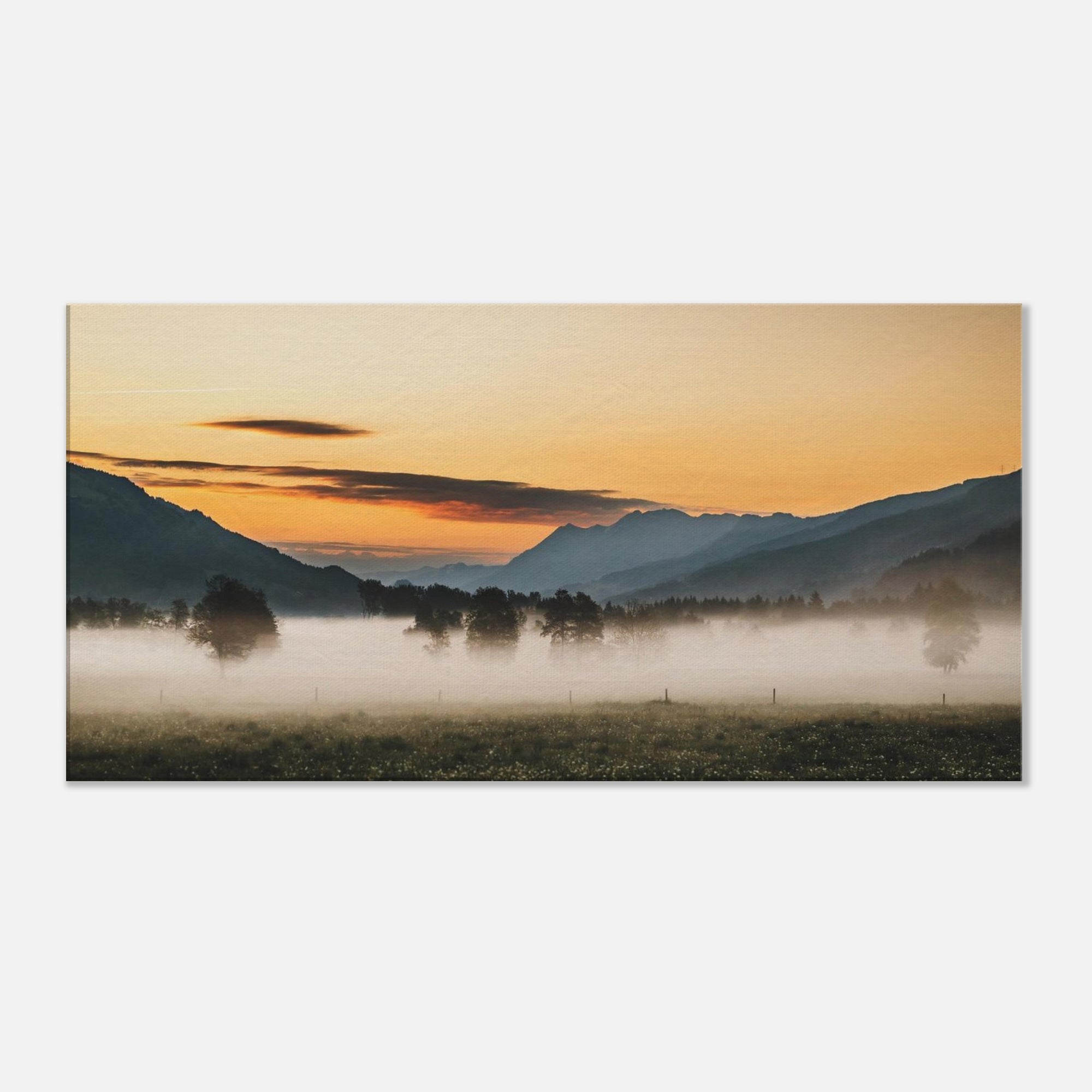 Leinwand Dick - Kapruner Moos am Morgen Print Material JFK Photography Prints 50x100 cm / 20x40″