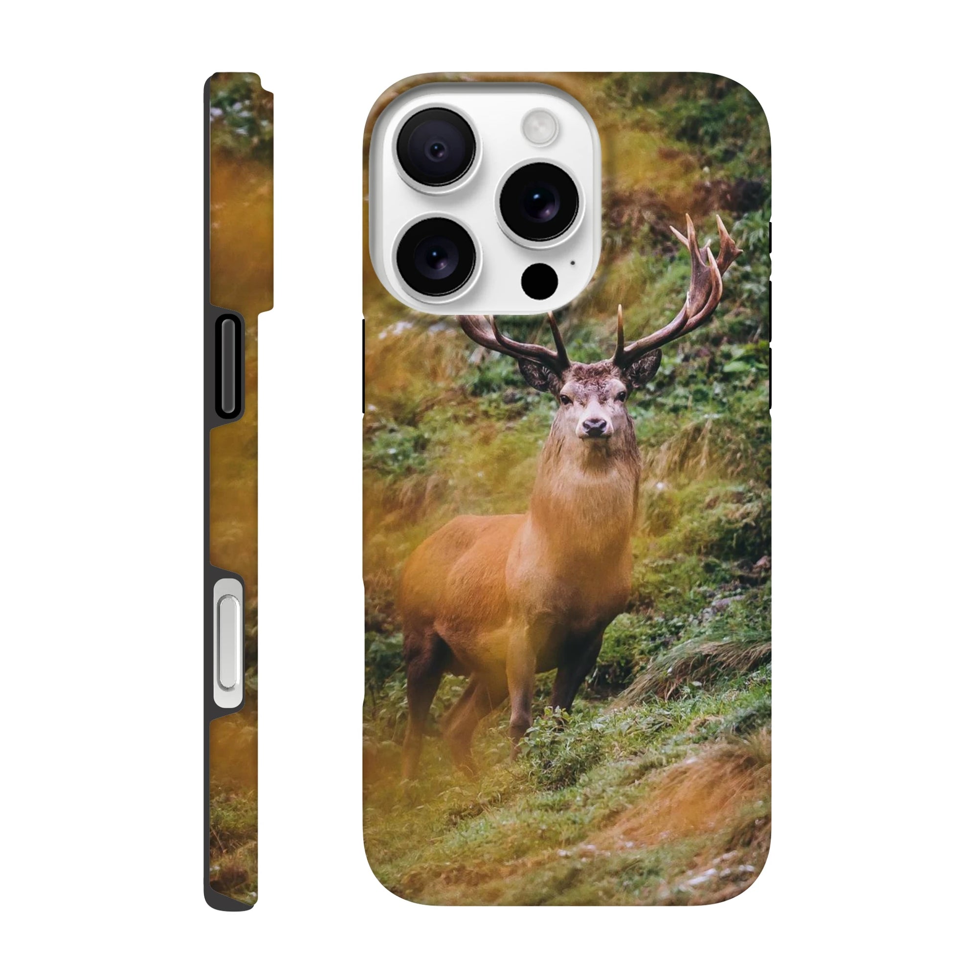 IPhone Hartschalen Case - der Hirsch Print Material JFK Photography Prints iPhone 16 Pro Max