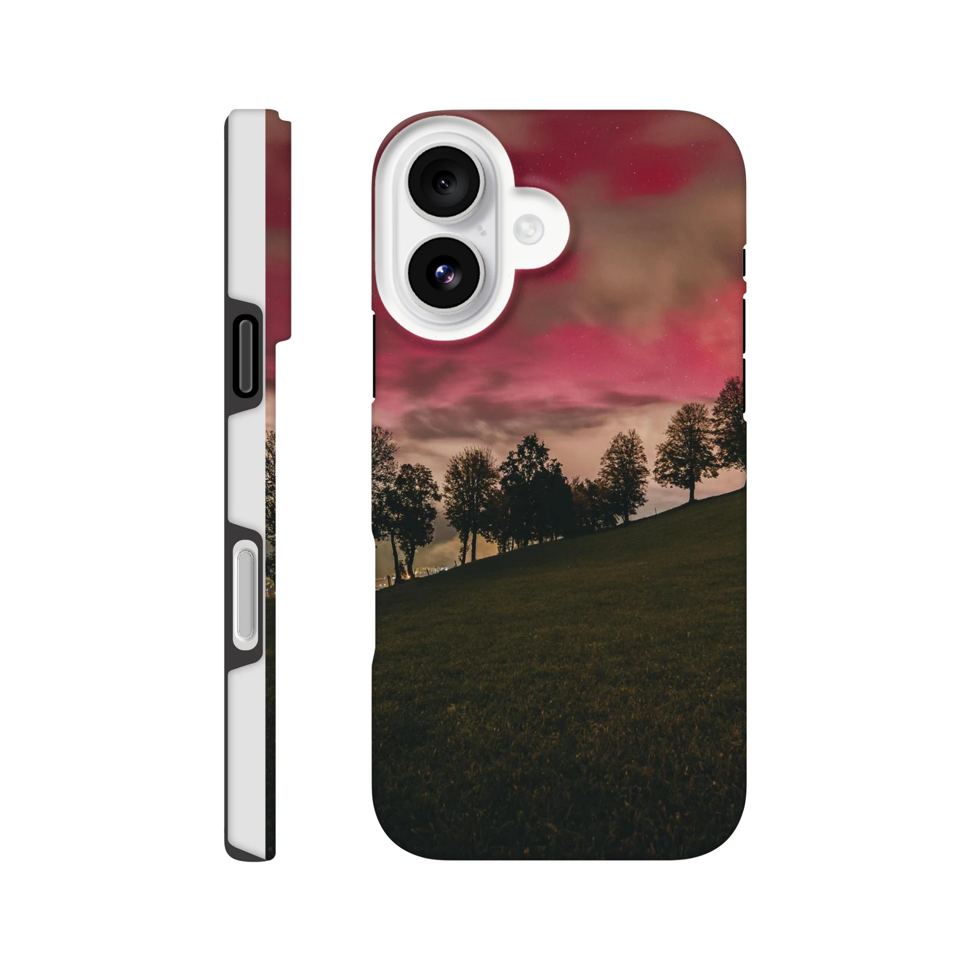 IPhone Hartschalen Case - Nordlichter Print Material JFK Photography Prints iPhone 16