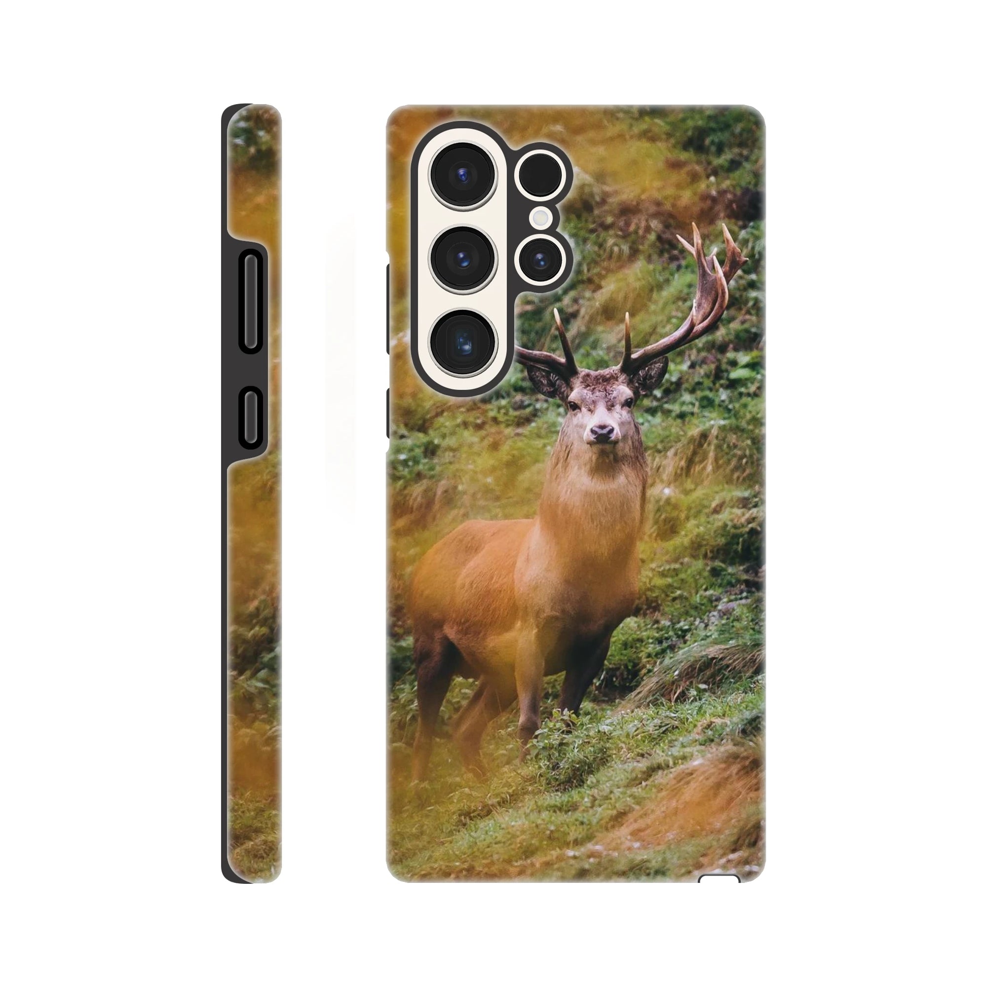 Galaxy Hartschalen Case - der Hirsch Print Material JFK Photography Prints Galaxy S23 Ultra