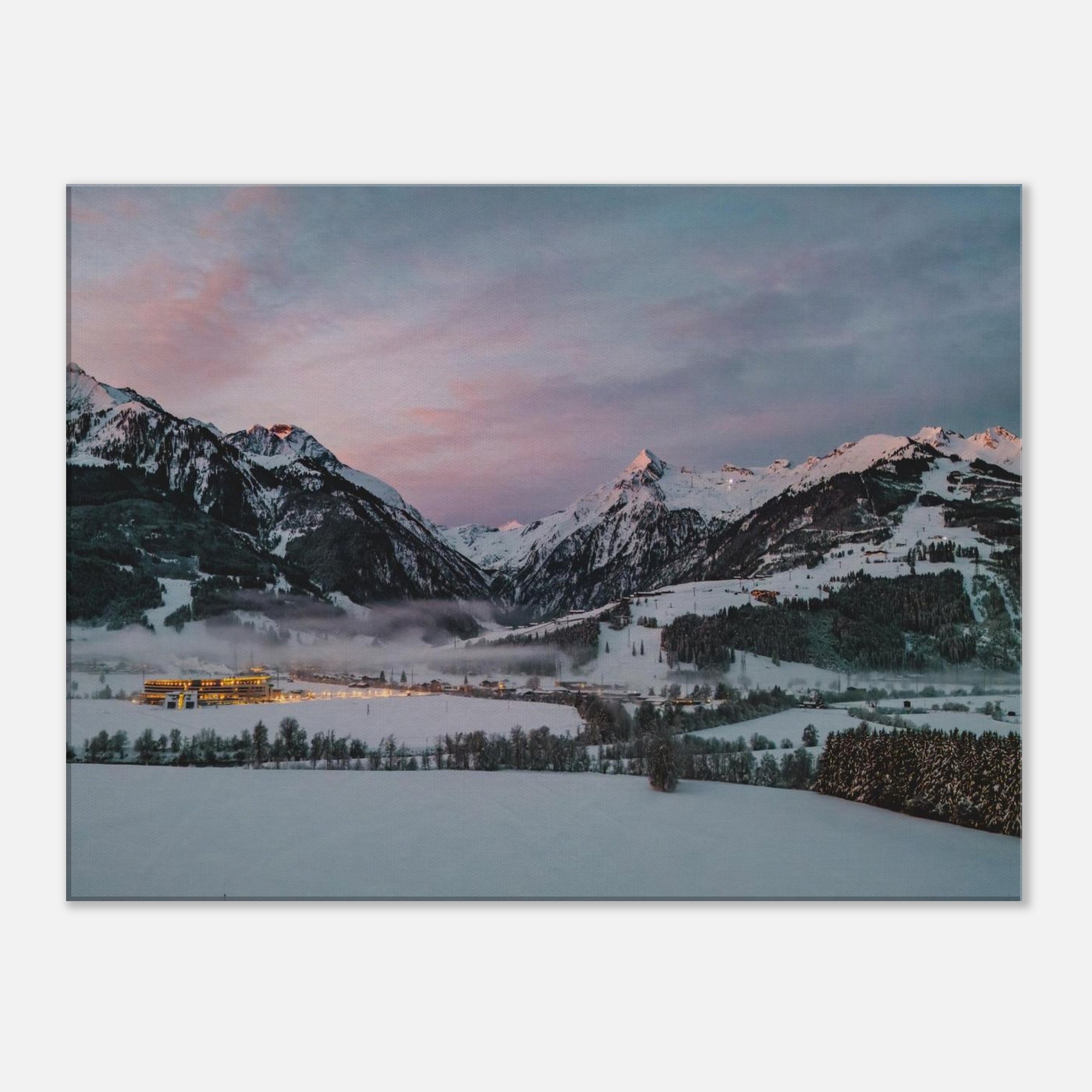 Leinwand Dick - Kaprun im Winter Print Material JFK Photography Prints 60x80 cm / 24x32″