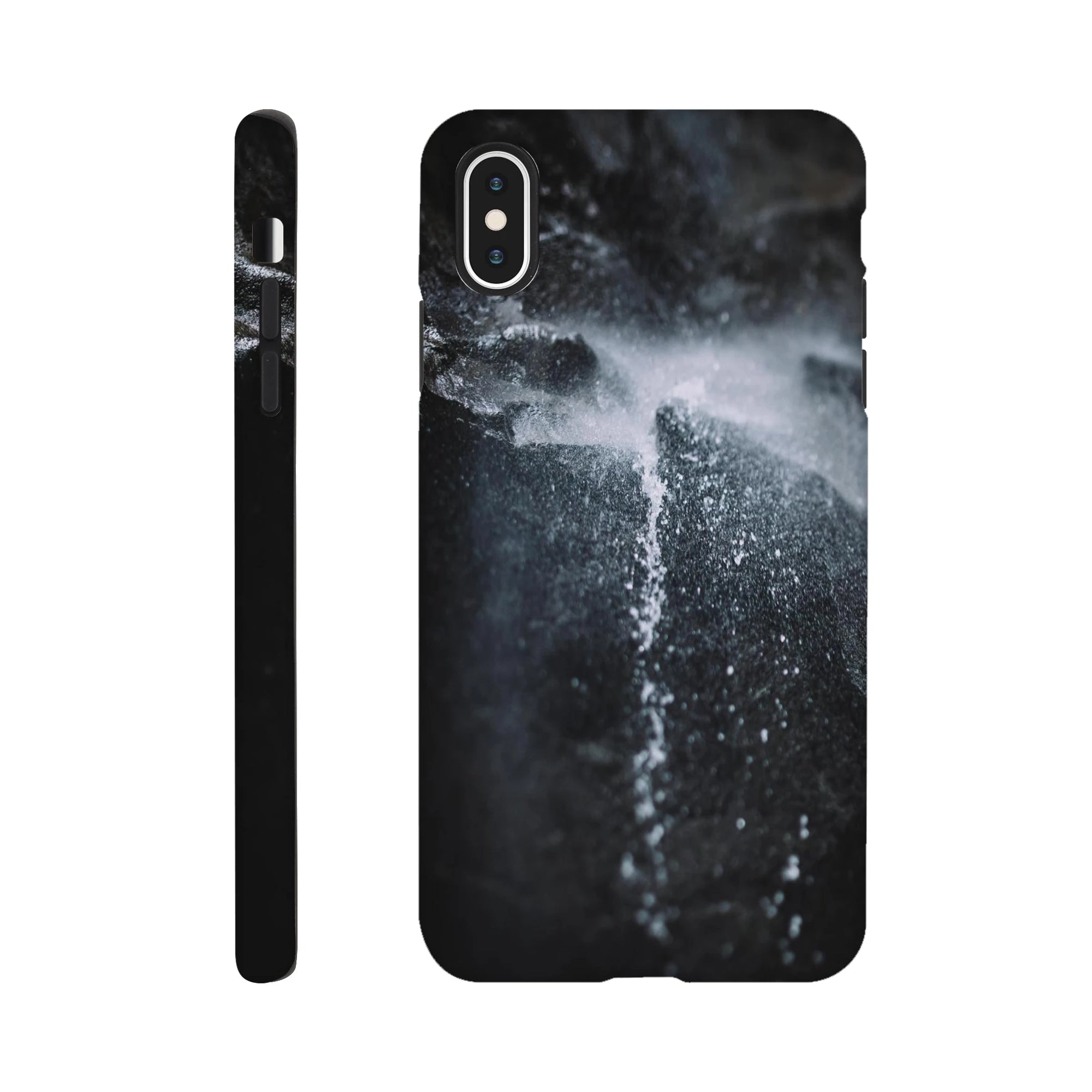 IPhone Hartschalen Case - Wasser Tropfen Print Material JFK Photography Prints iPhone XS Max