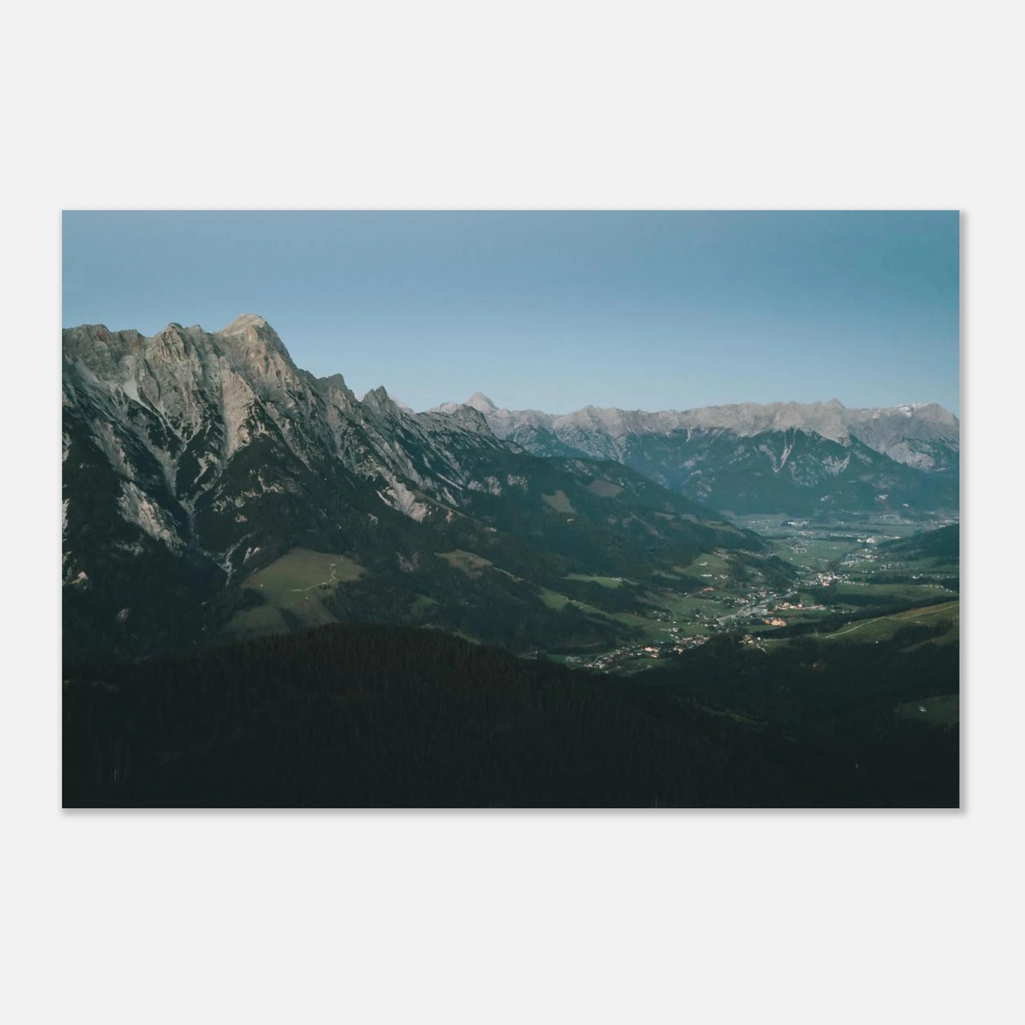 Aluminiumdruck - Leogang mit Steinberge im Sommer Print Material JFK Photography Prints 60x90 cm / 24x36″