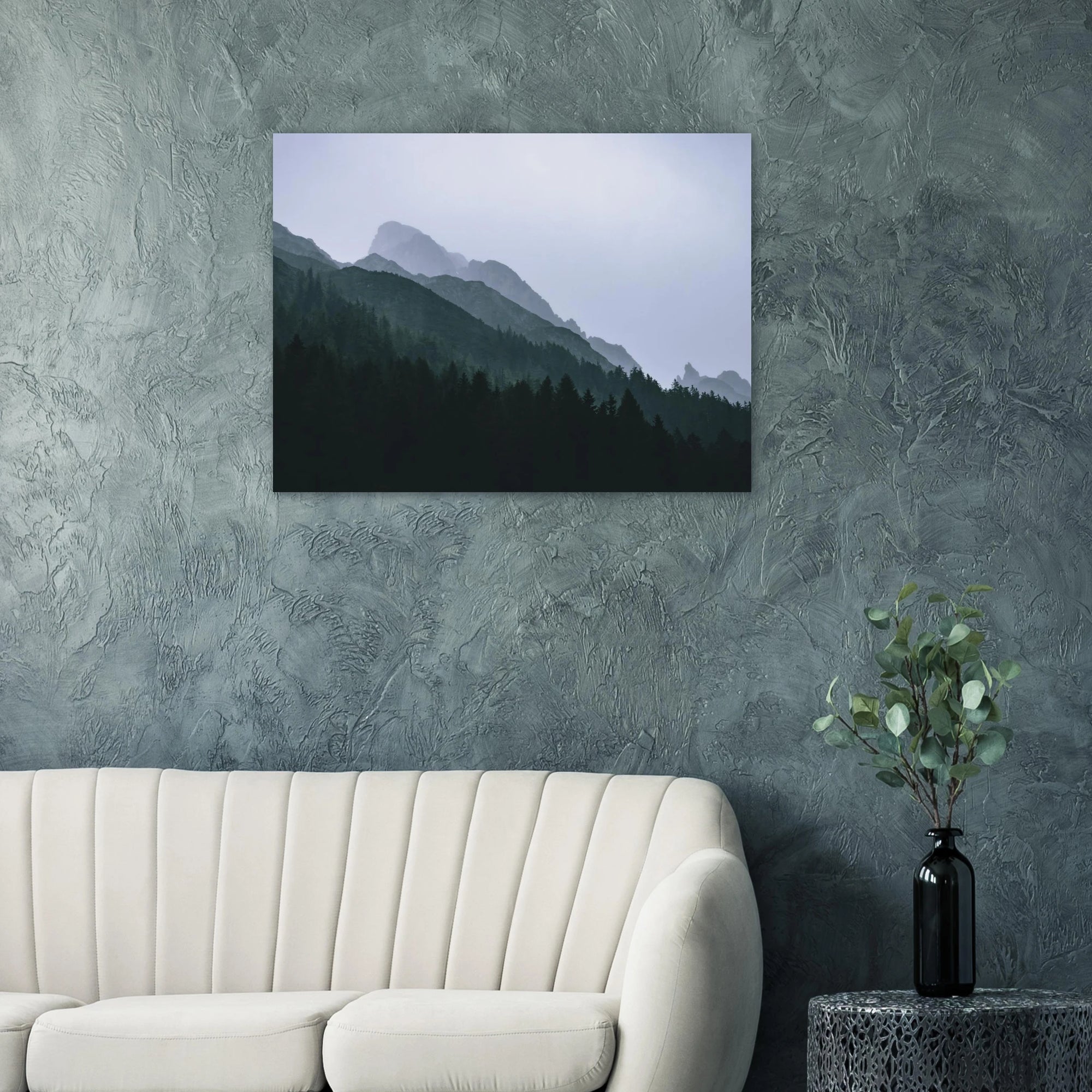 Premium Poster - Leoganger Steinberge bei Regen Print Material JFK Photography Prints