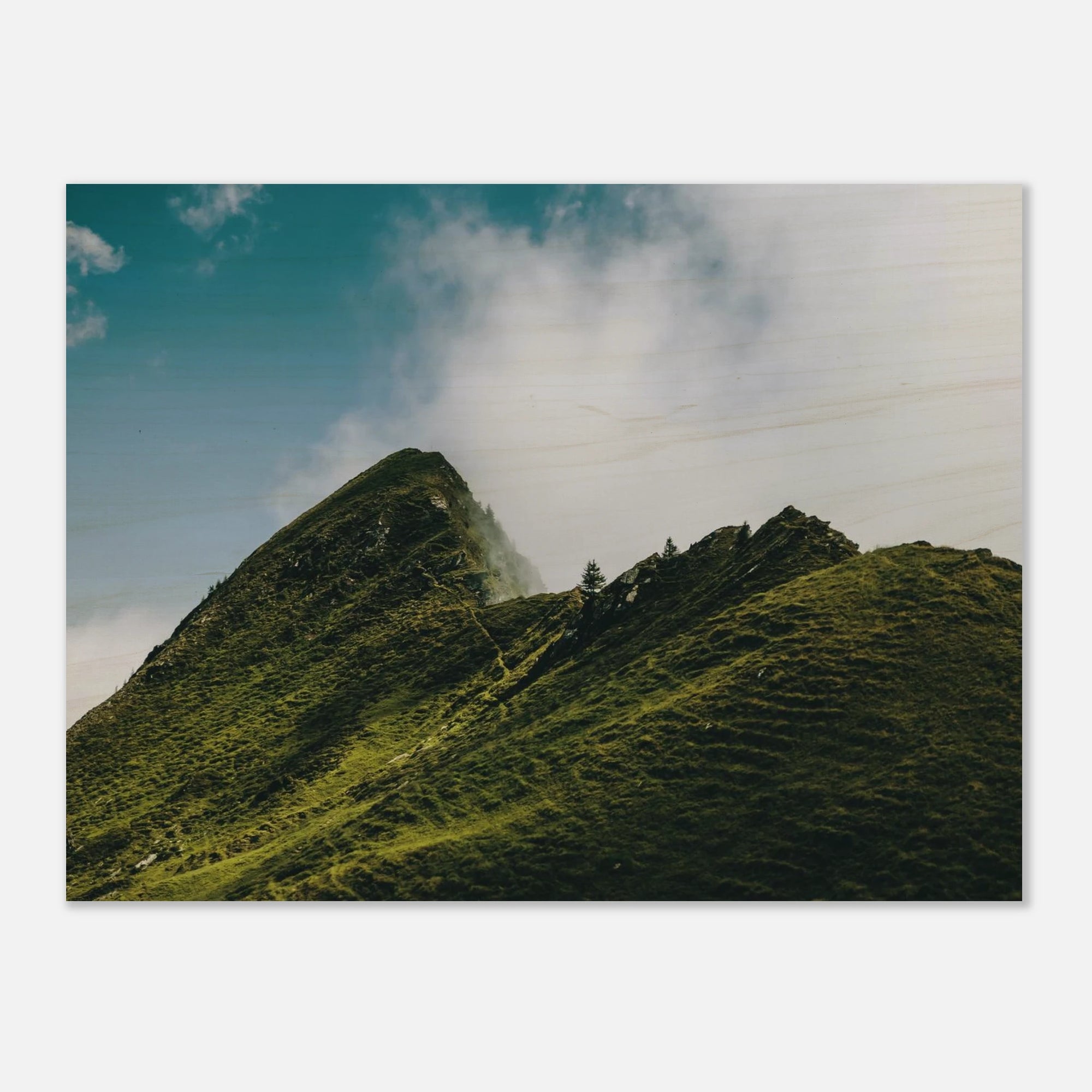 Holzdruck - Sommer am Kitzsteinhorn Print Material JFK Photography Prints 30x40 cm / 12x16″