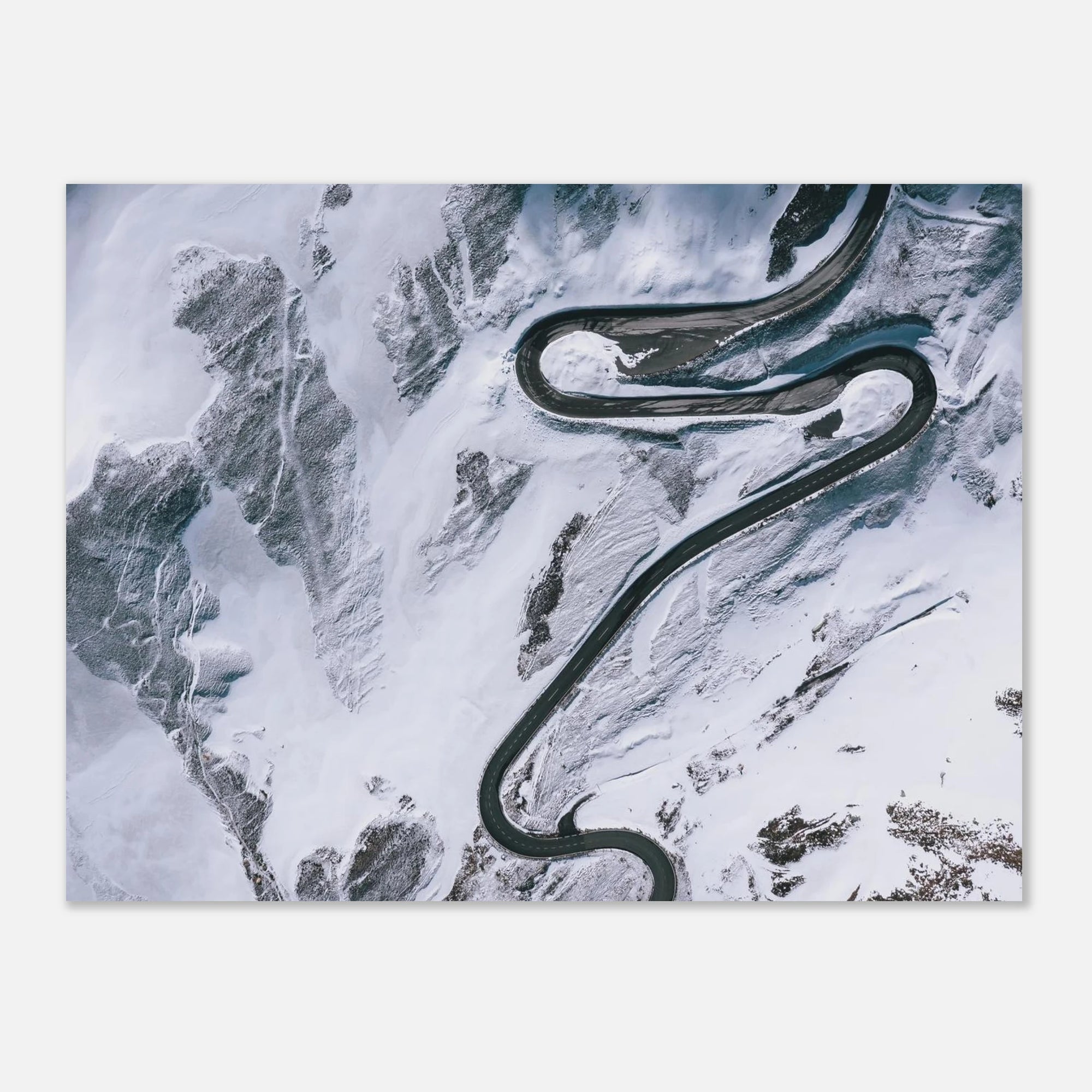 Forex - Serpentinen der Grossglockner Hochalpenstrasse Print Material JFK Photography Prints 60x80 cm / 24x32″