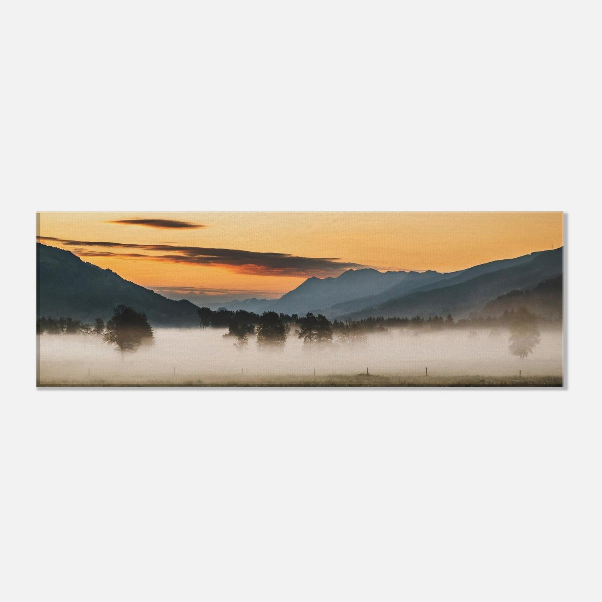 Leinwand Dick - Kapruner Moos am Morgen Print Material JFK Photography Prints 20x60 cm / 8x24″