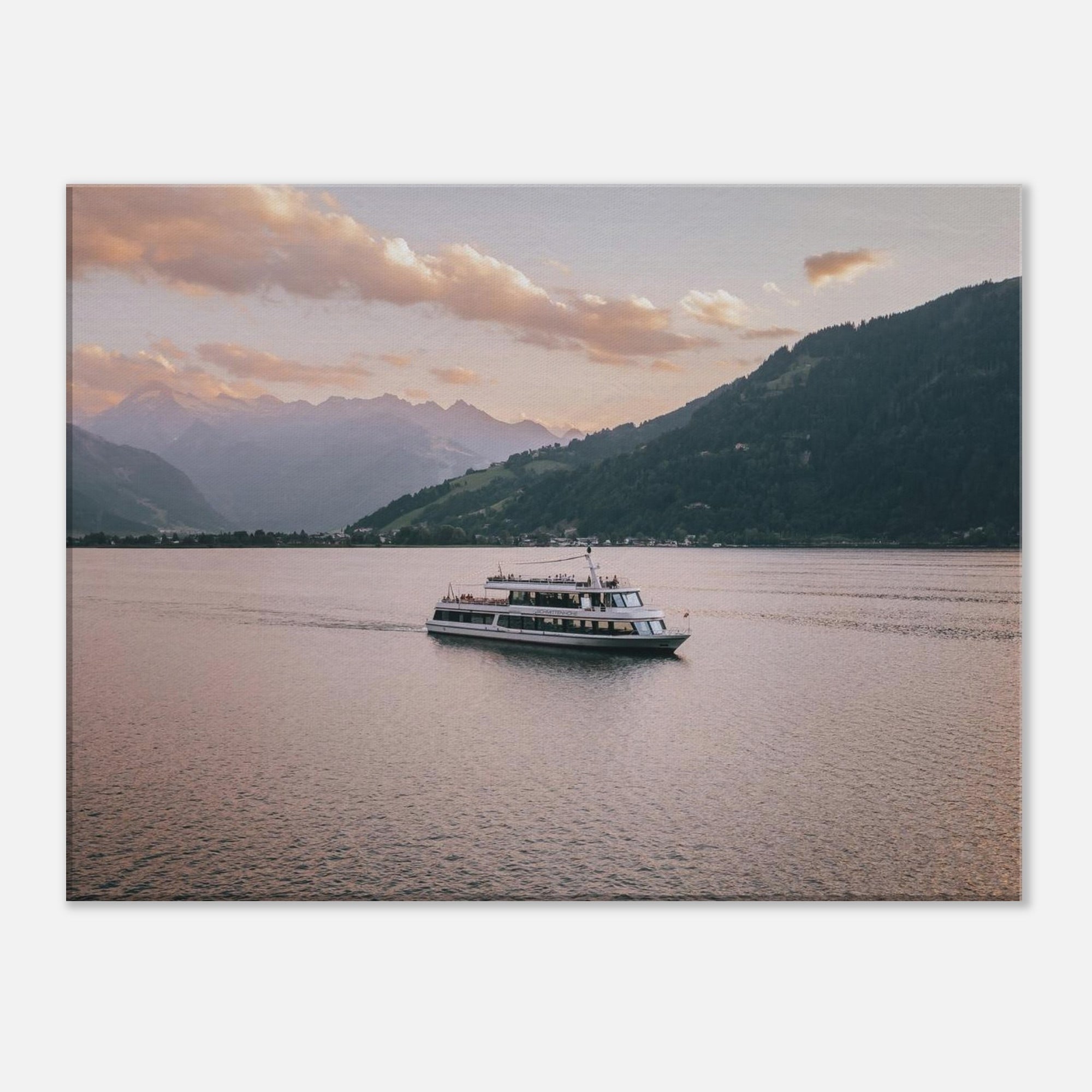 Leinwand Dick - MS Schmitten am Zeller See mit Kitzsteinhorn Print Material JFK Photography Prints 45x60 cm / 18x24″