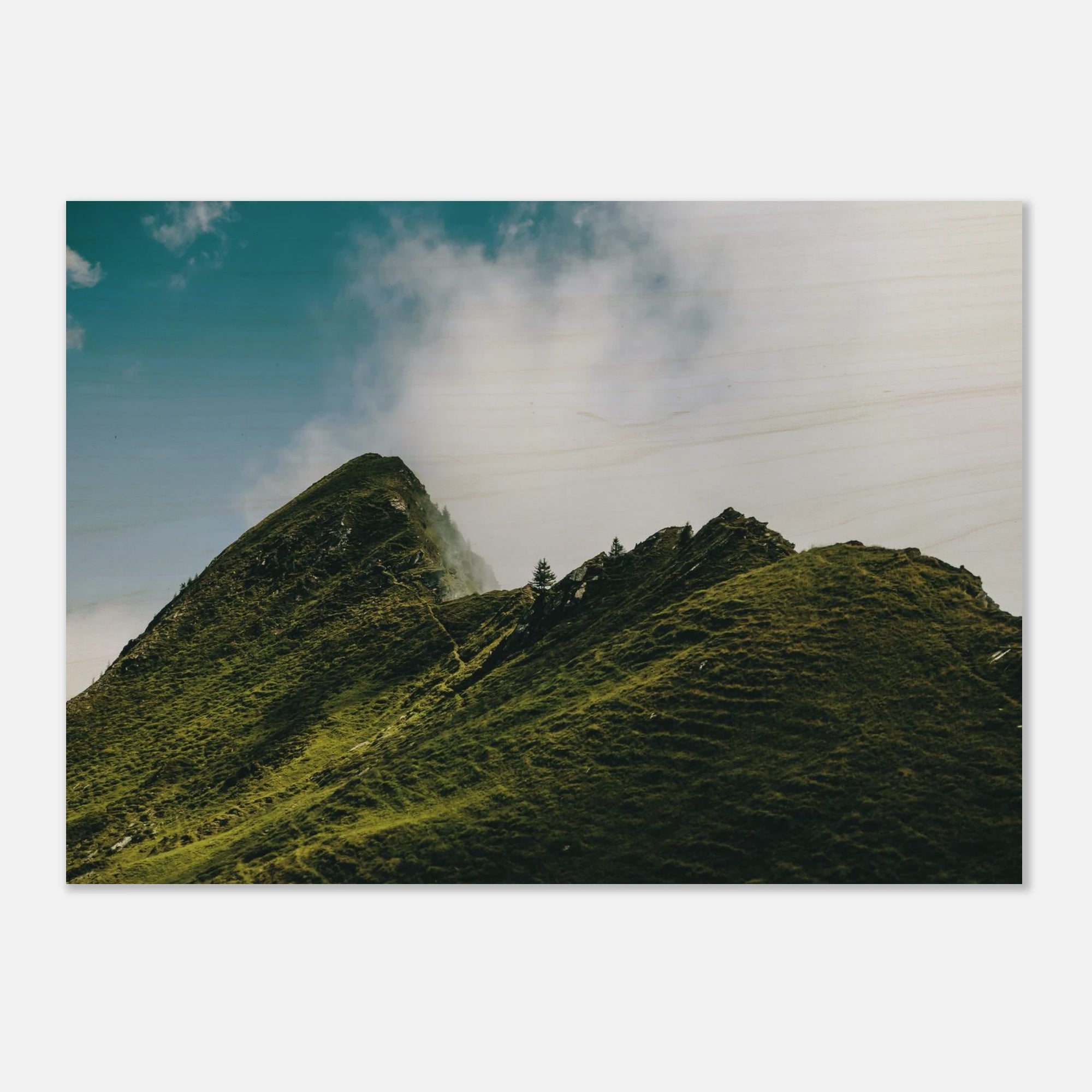 Holzdruck - Sommer am Kitzsteinhorn Print Material JFK Photography Prints 50x70 cm / 20x28″