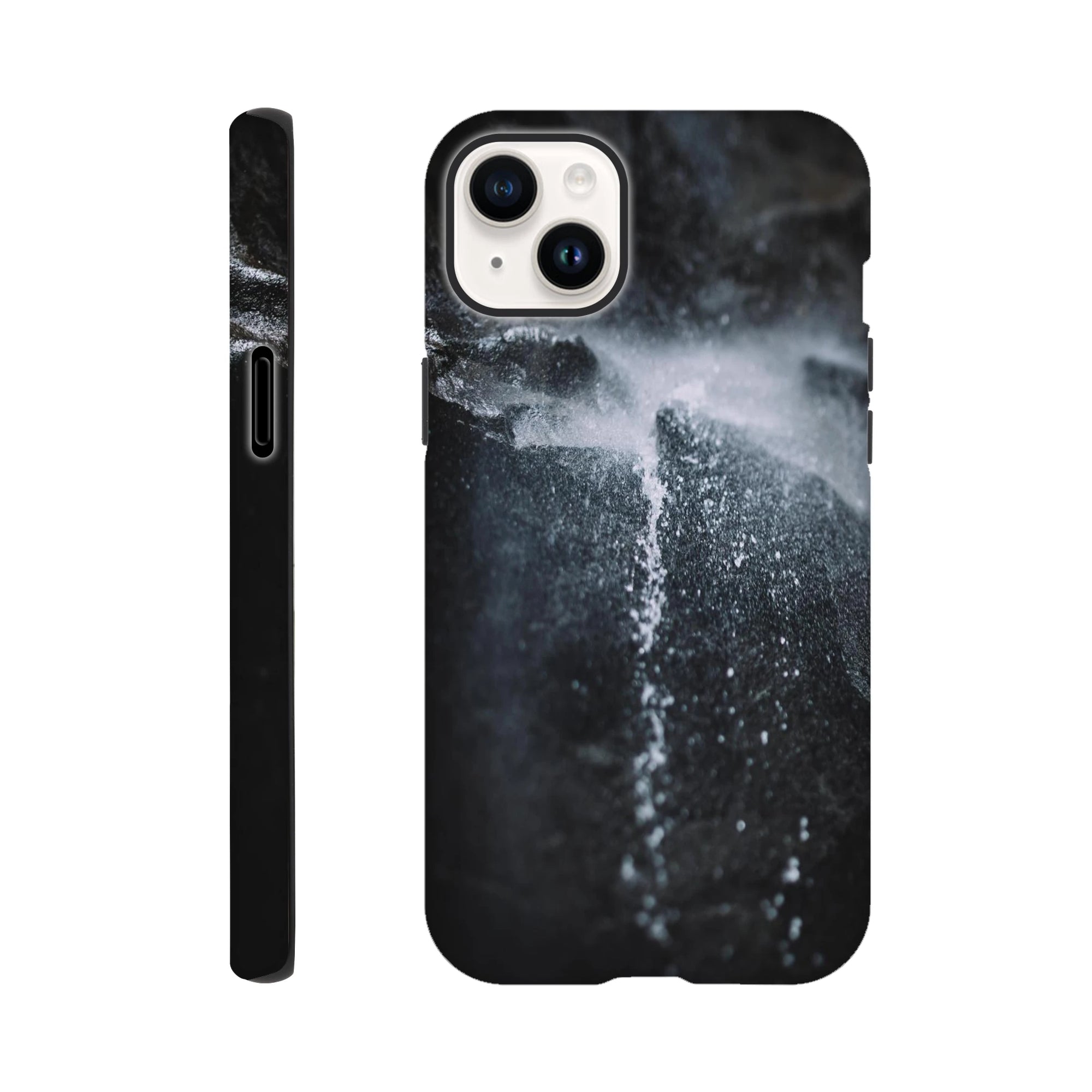 IPhone Hartschalen Case - Wasser Tropfen Print Material JFK Photography Prints iPhone 14 Plus