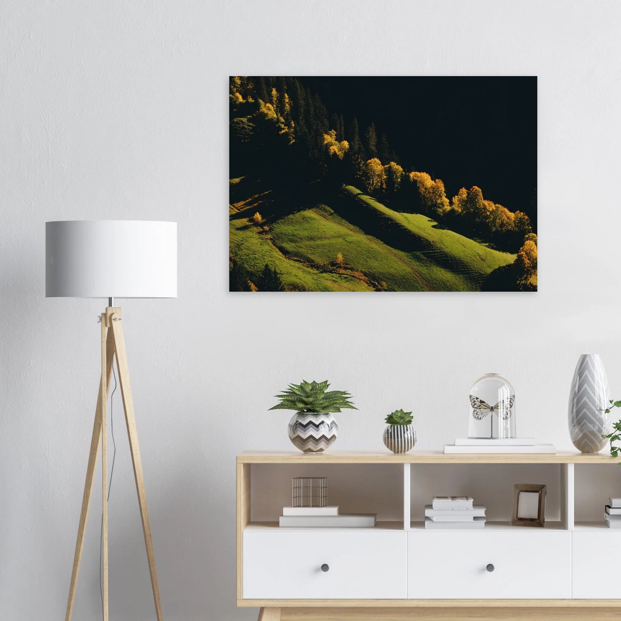 Aluminiumdruck - Herbstlandschaft Kaprun Print Material JFK Photography Prints