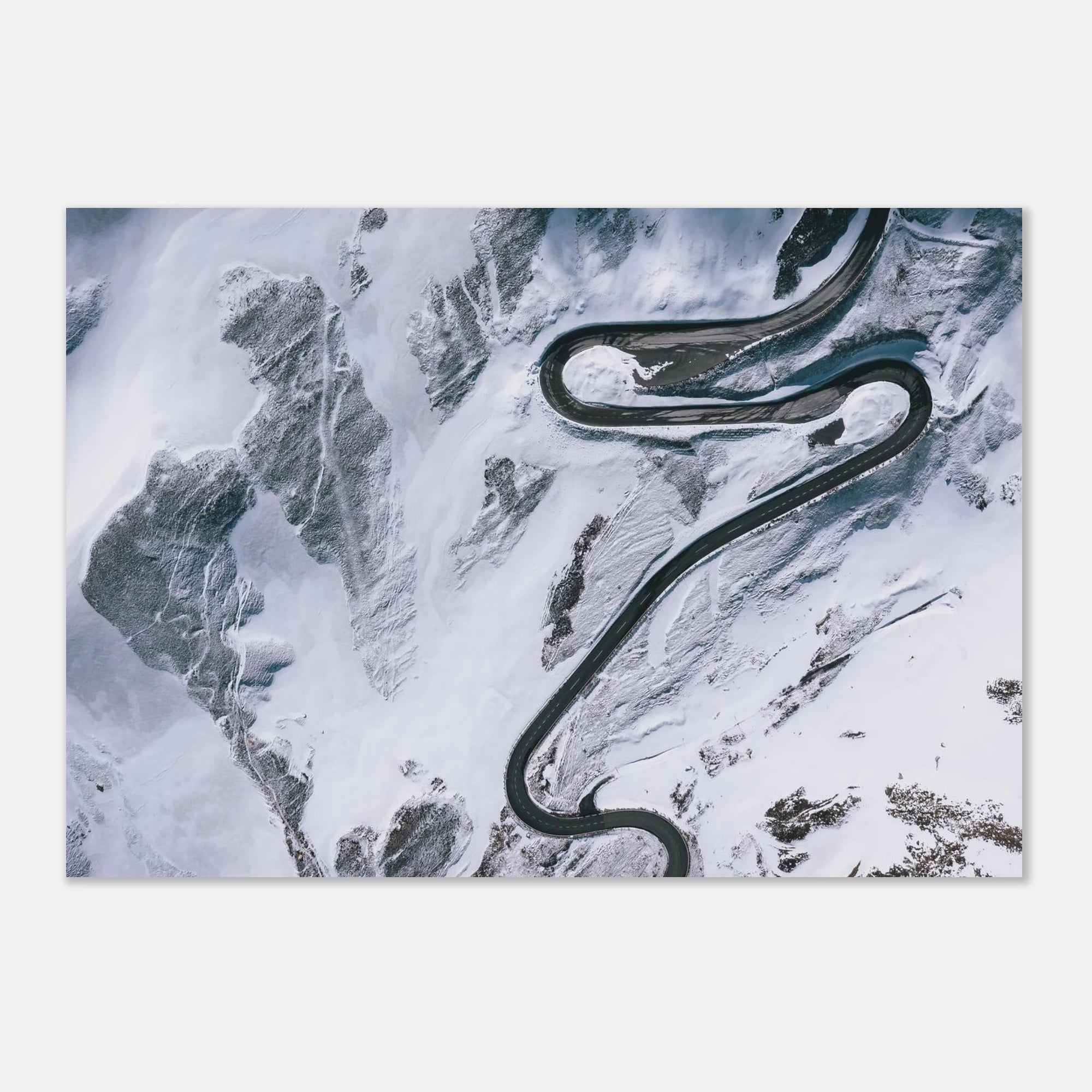 Forex - Serpentinen der Grossglockner Hochalpenstrasse Print Material JFK Photography Prints 70x100 cm / 28x40″