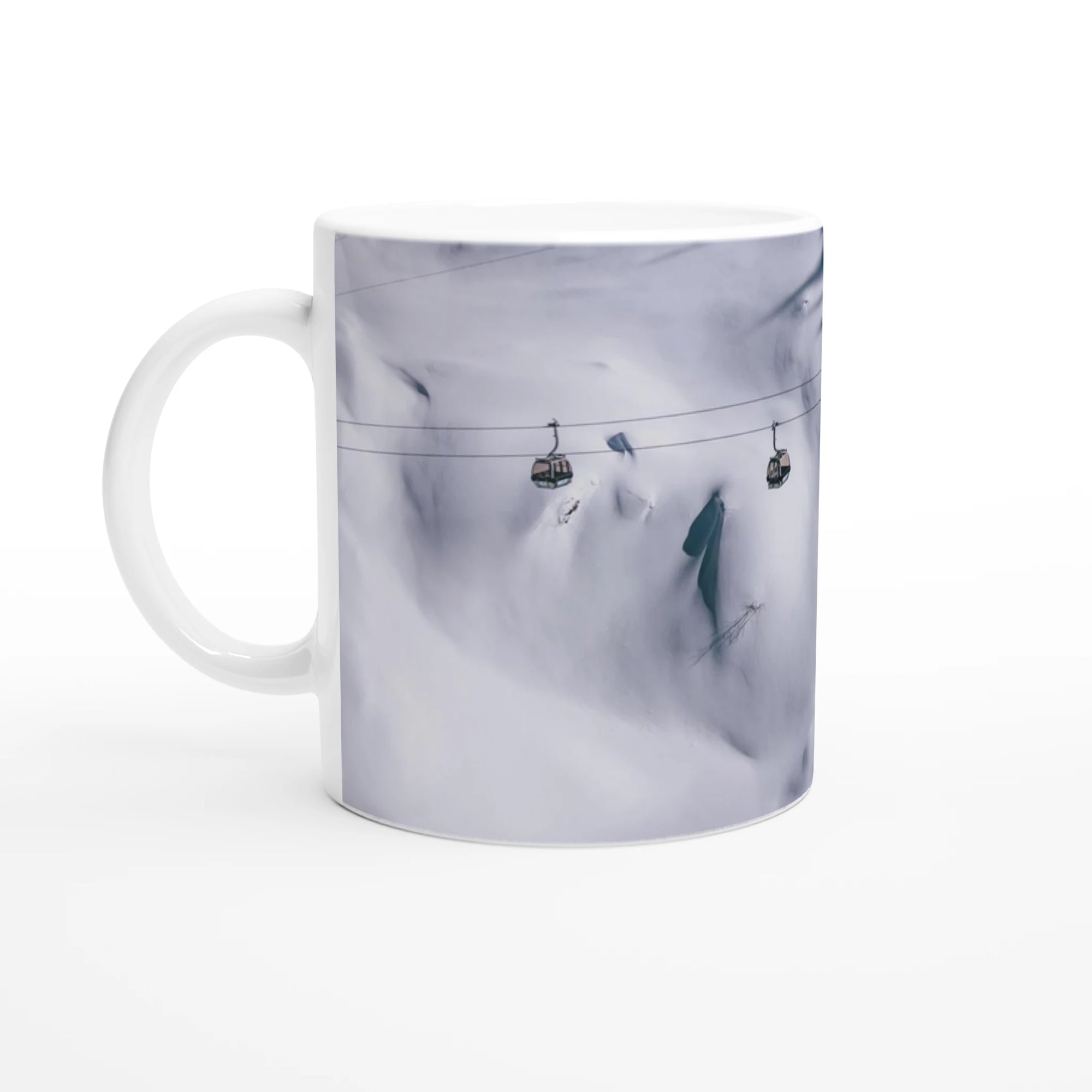 Keramiktasse - Winterlandschaft Print Material JFK Photography Prints Ceramic White