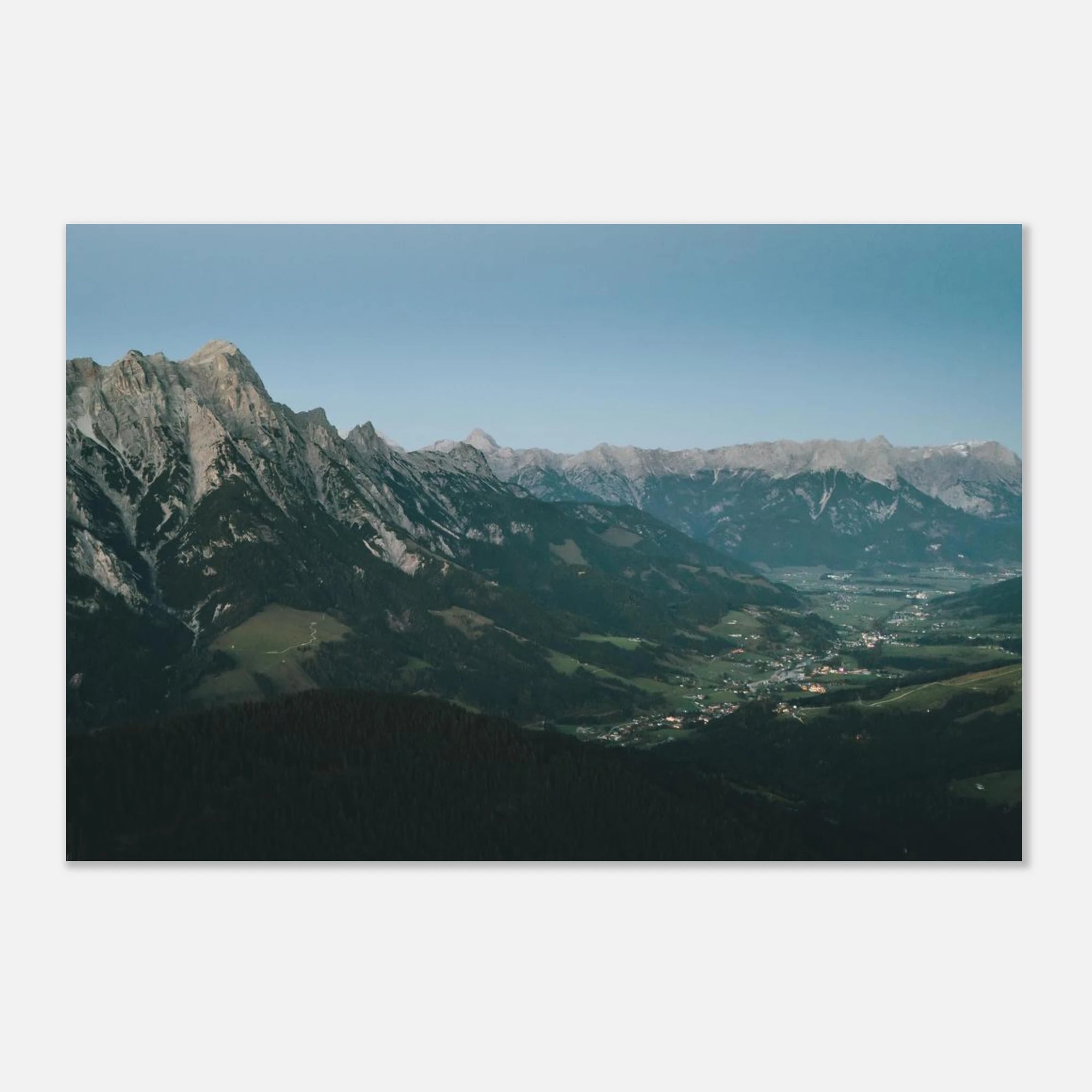 Aluminiumdruck - Leogang mit Steinberge im Sommer Print Material JFK Photography Prints 40x60 cm / 16x24″