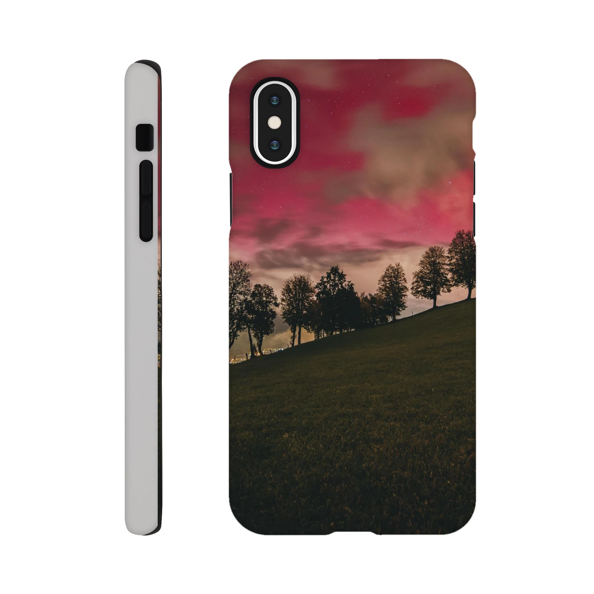 IPhone Hartschalen Case - Nordlichter Print Material JFK Photography Prints iPhone X