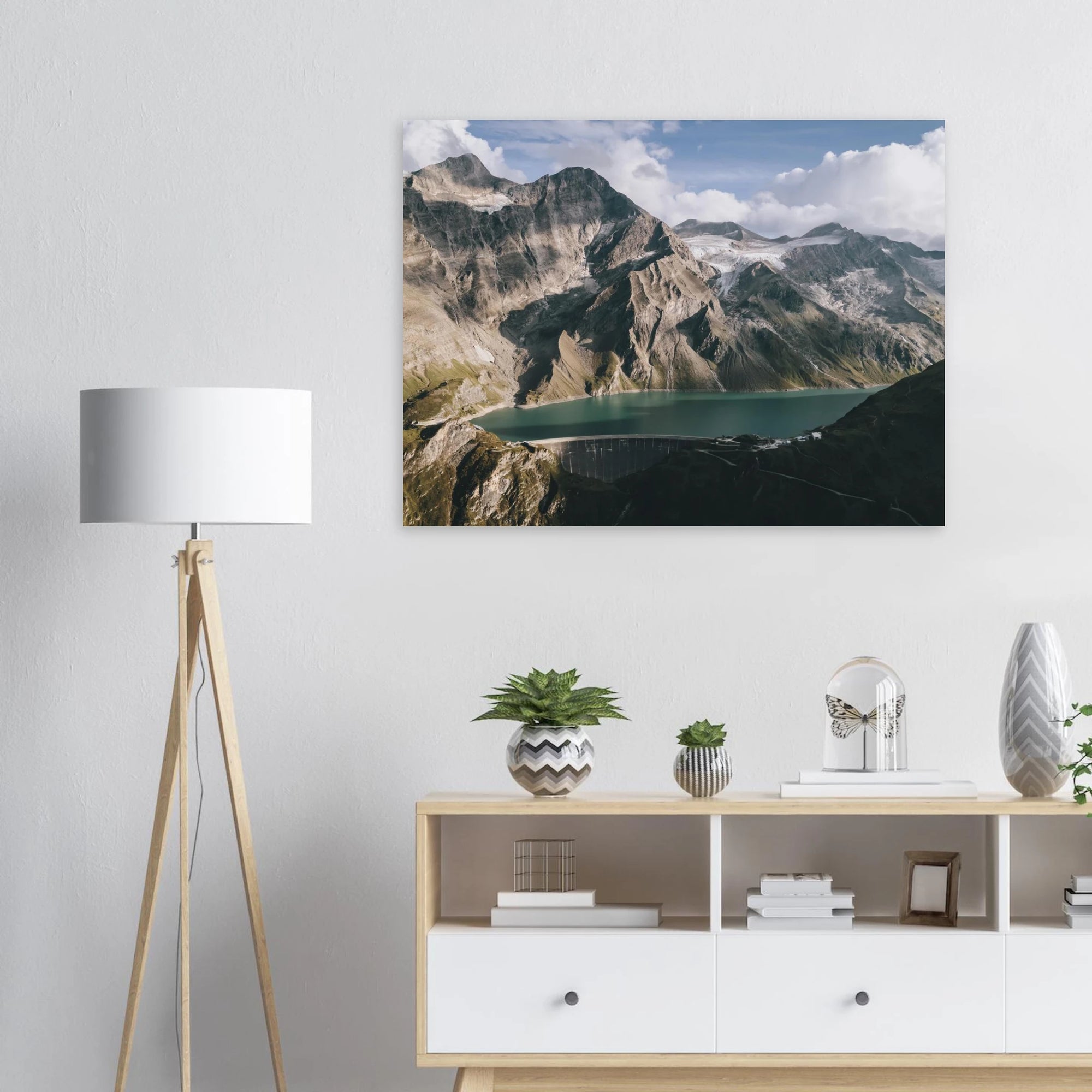 Premium Poster - Kapruner Hochgebirgssauseen im Sommer Print Material JFK Photography Prints