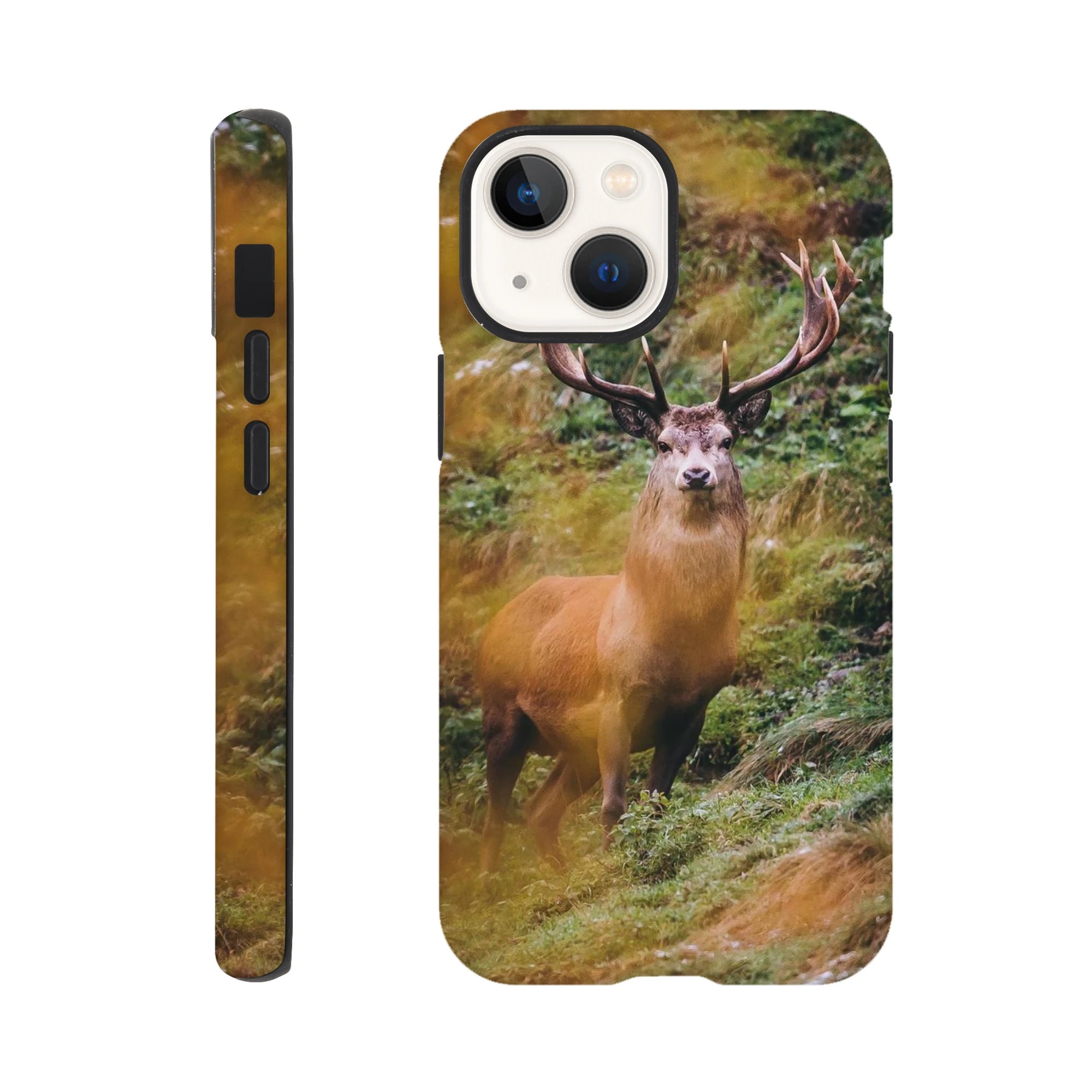 IPhone Hartschalen Case - der Hirsch Print Material JFK Photography Prints iPhone 13 Mini