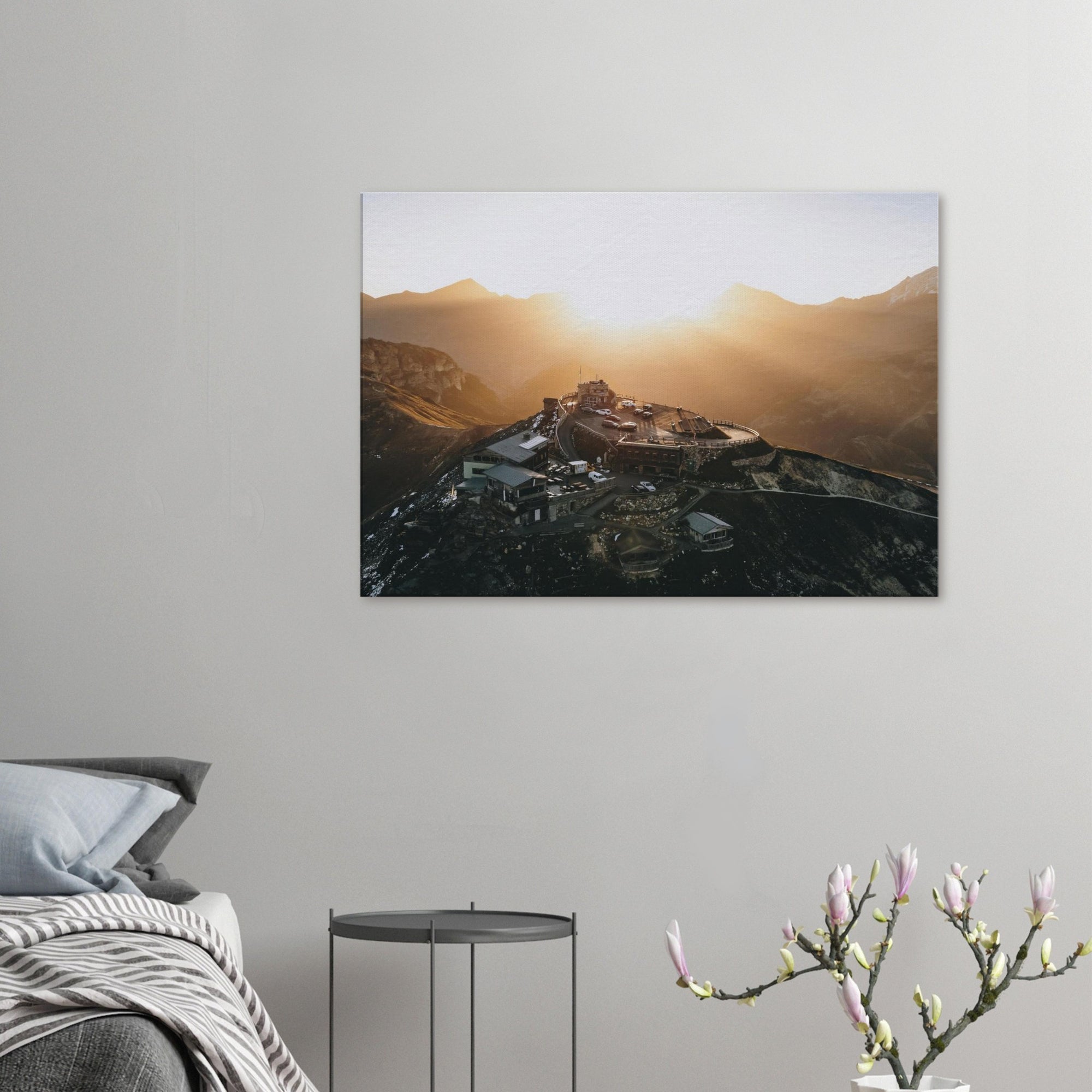 Leinwand Dick - Edelweißspitze bei Sonnenaufgang Print Material JFK Photography Prints