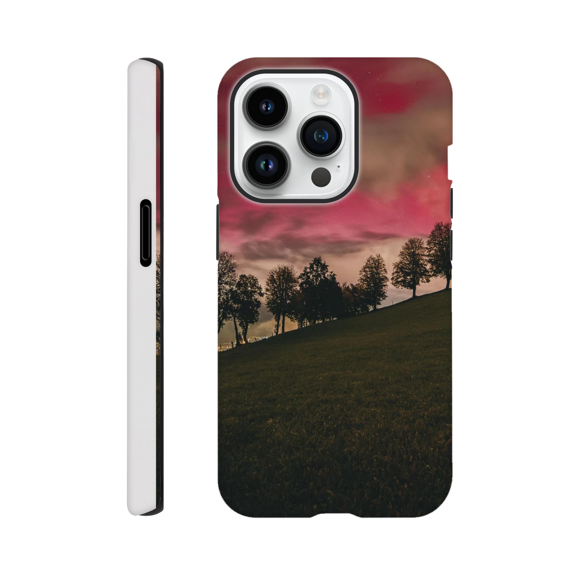 IPhone Hartschalen Case - Nordlichter Print Material JFK Photography Prints iPhone 14 Pro