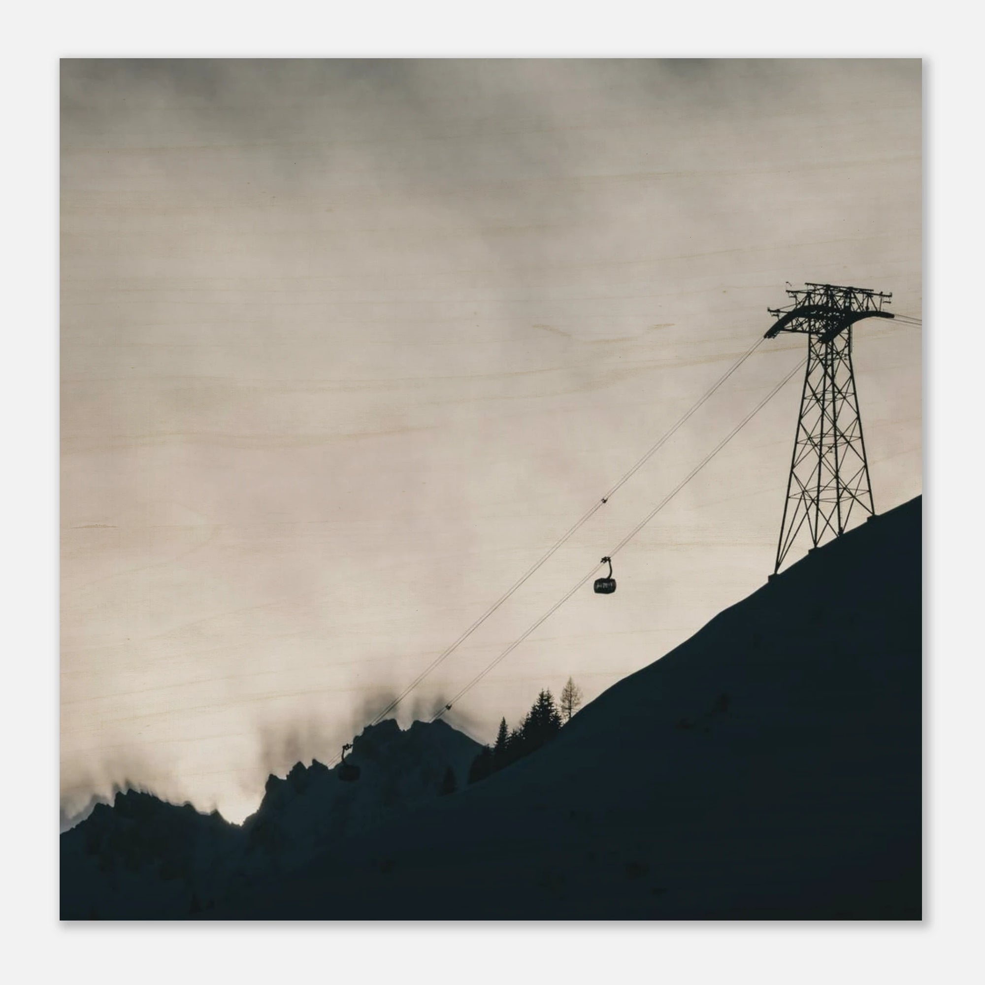 Holzdruck - 3K im Gegenlicht Print Material JFK Photography Prints 30x30 cm / 12x12″