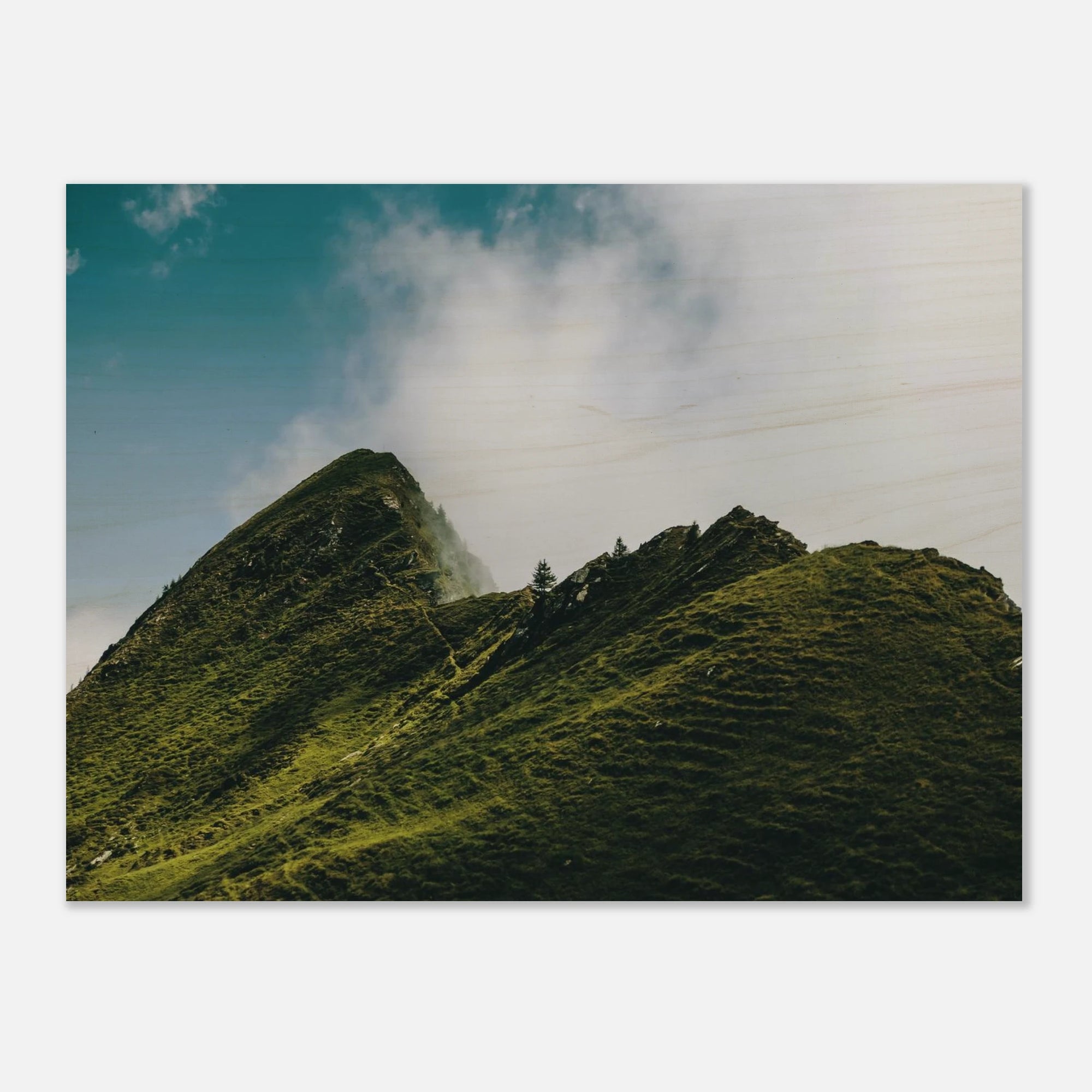 Holzdruck - Sommer am Kitzsteinhorn Print Material JFK Photography Prints 60x80 cm / 24x32″