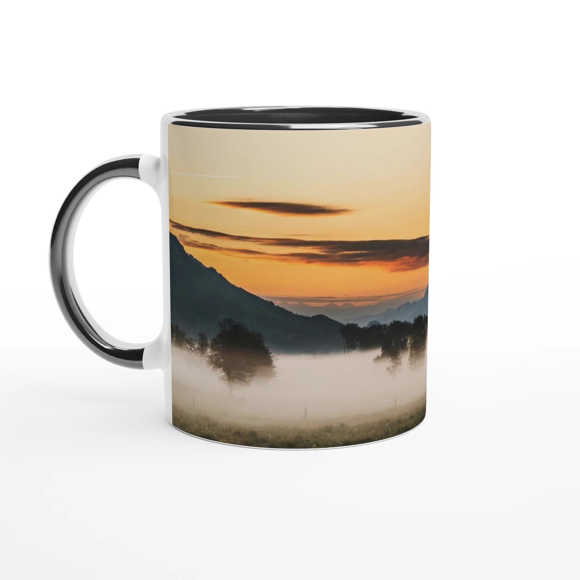 Keramiktasse - Morgendämmerung Print Material JFK Photography Prints Ceramic Black