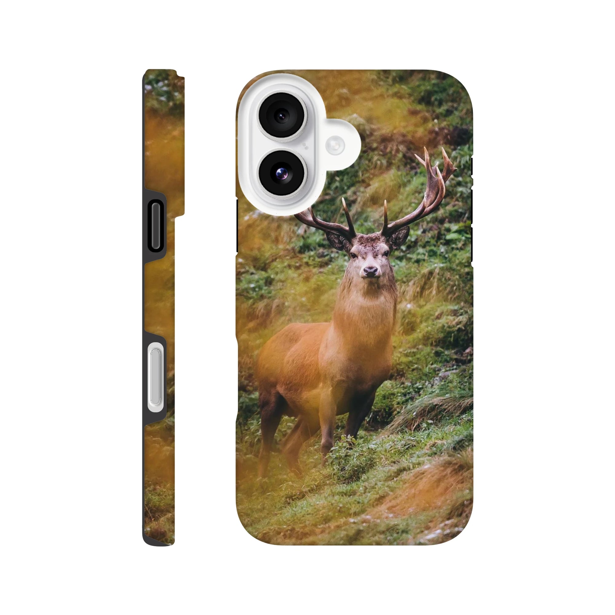 IPhone Hartschalen Case - der Hirsch Print Material JFK Photography Prints iPhone 16