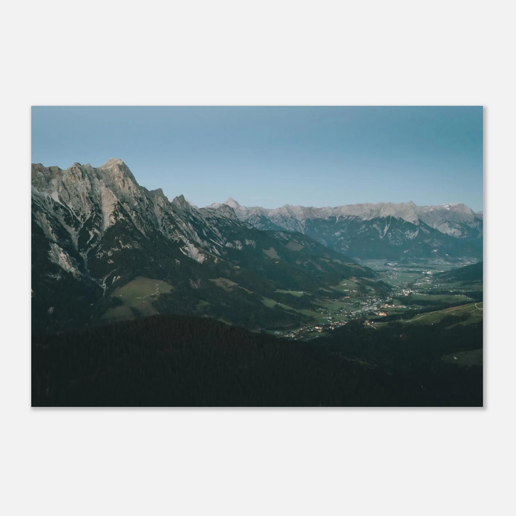 Aluminiumdruck - Leogang mit Steinberge im Sommer Print Material JFK Photography Prints 50x75 cm / 20x30″