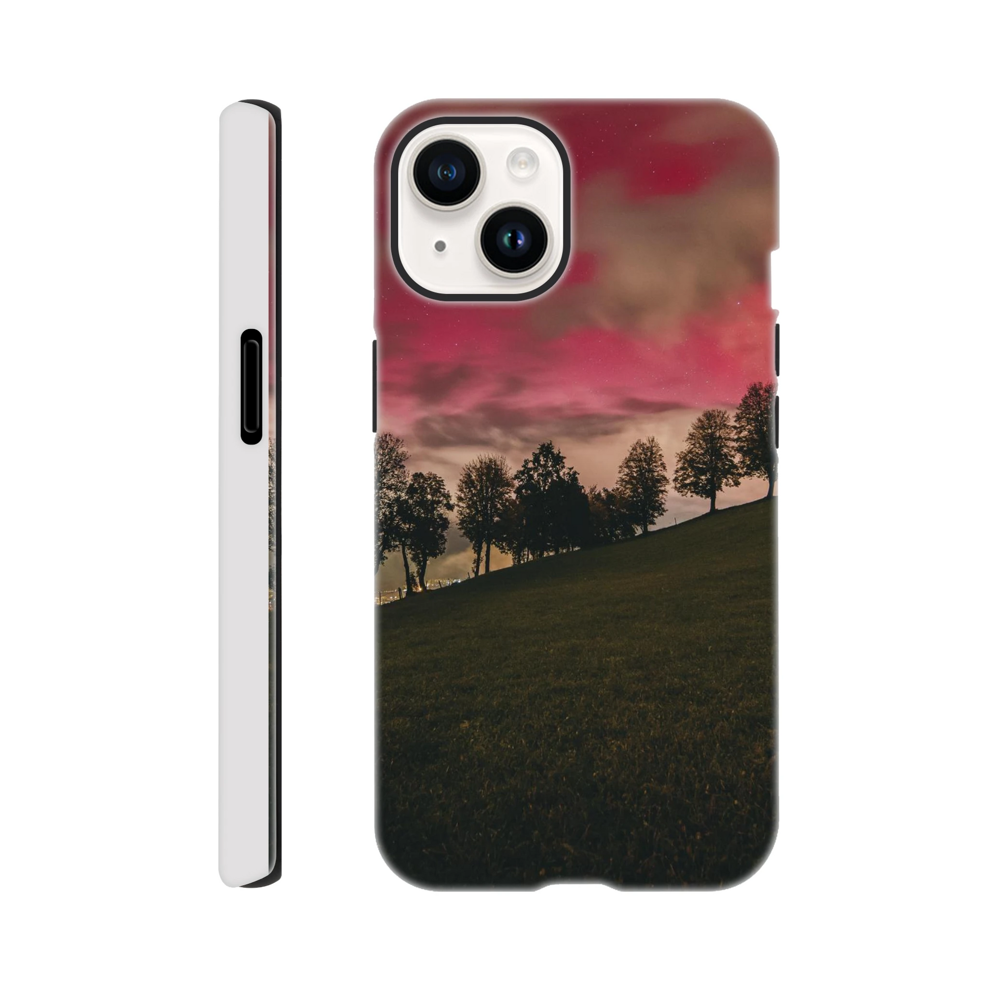 IPhone Hartschalen Case - Nordlichter Print Material JFK Photography Prints iPhone 14