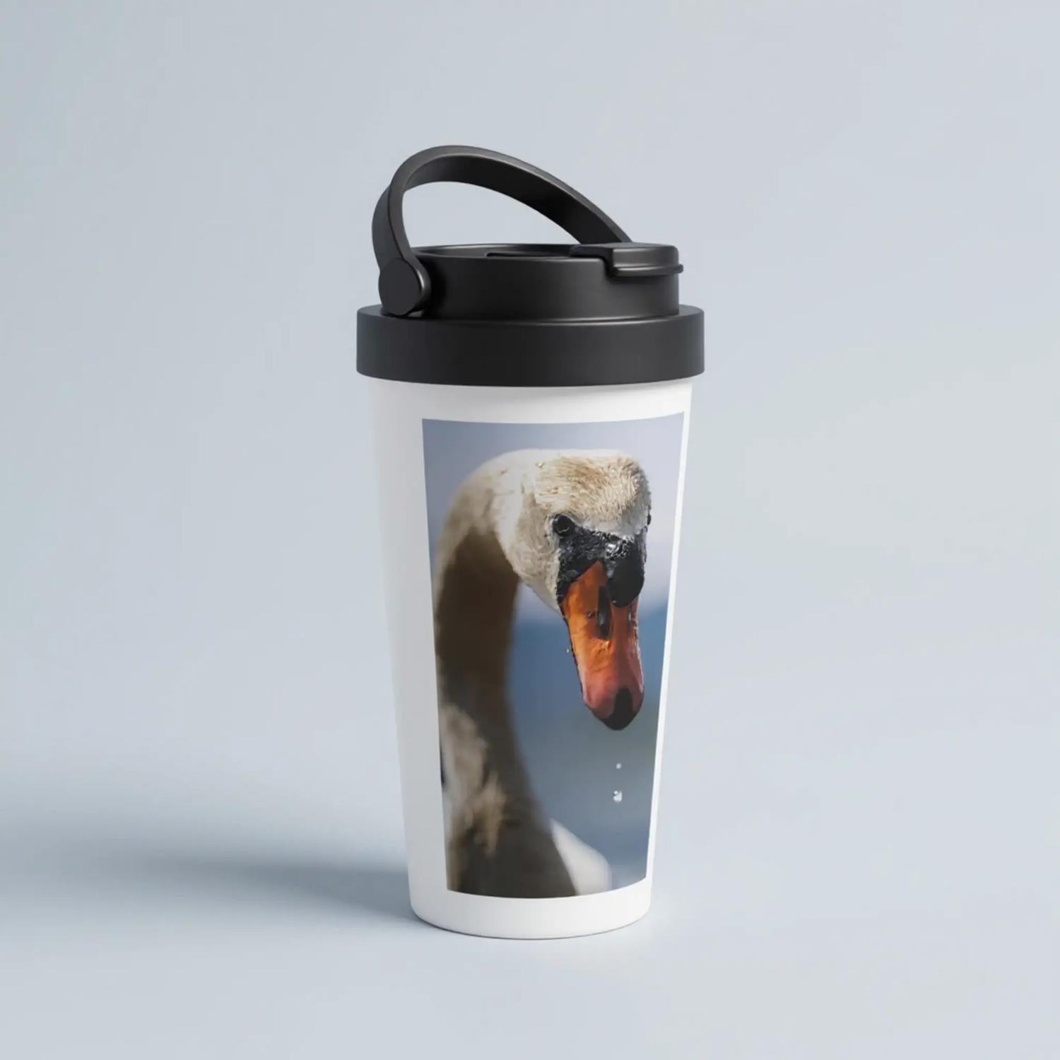 Edelstahl- Thermobecher - Serpentinen Print Material JFK Photography Prints