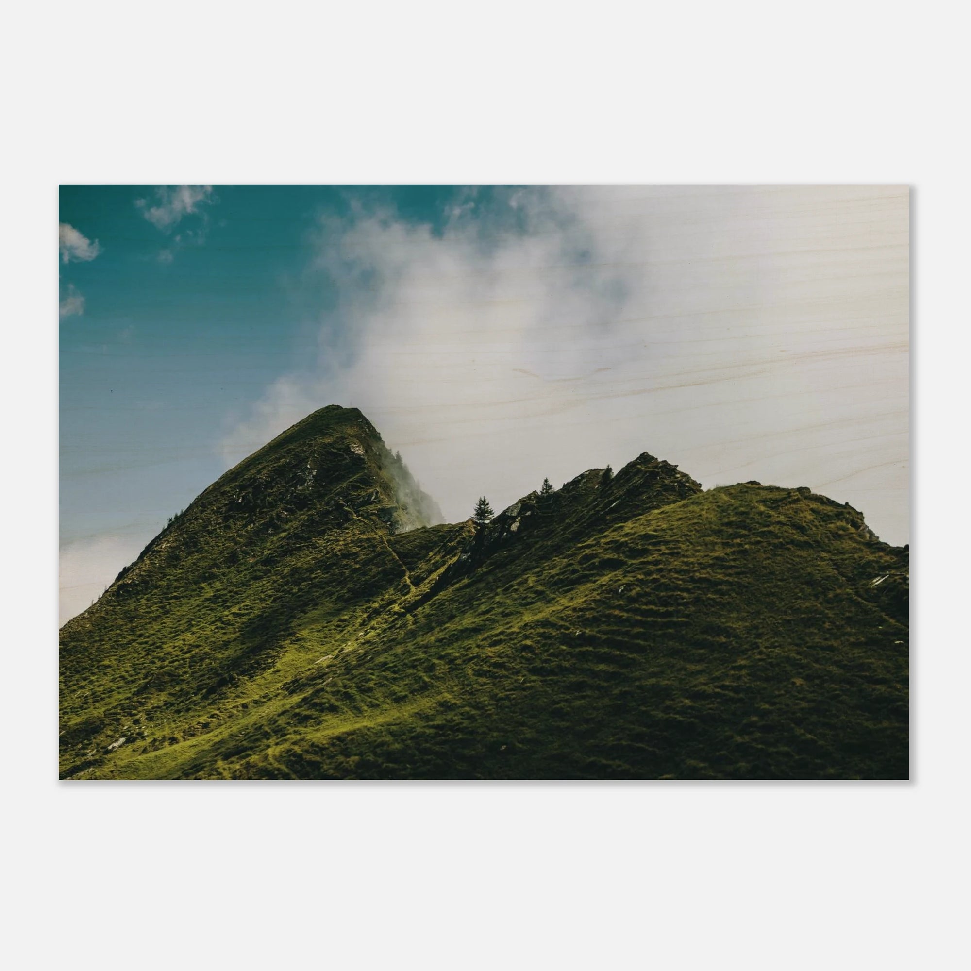 Holzdruck - Sommer am Kitzsteinhorn Print Material JFK Photography Prints 70x100 cm / 28x40″
