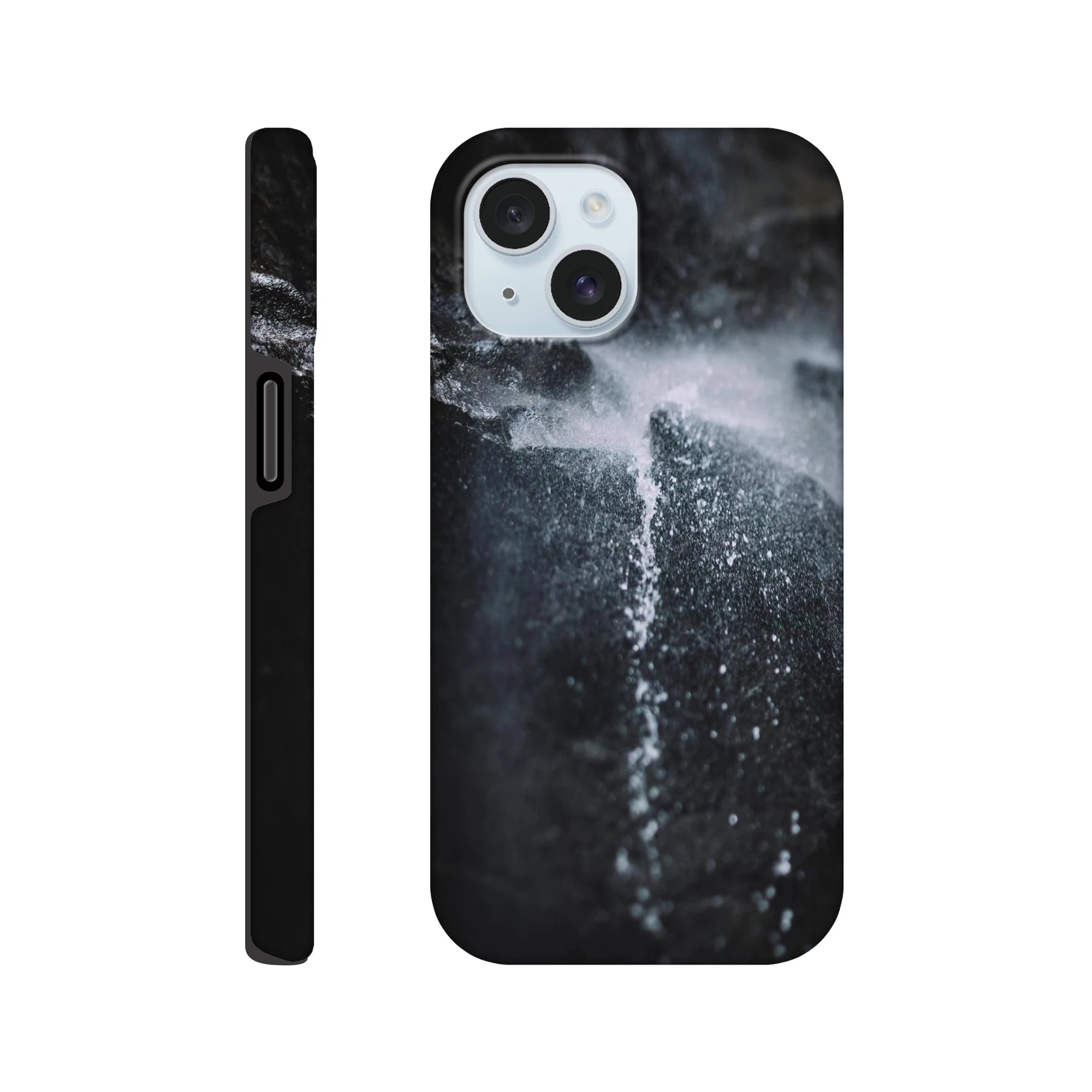 IPhone Hartschalen Case - Wasser Tropfen Print Material JFK Photography Prints iPhone 15