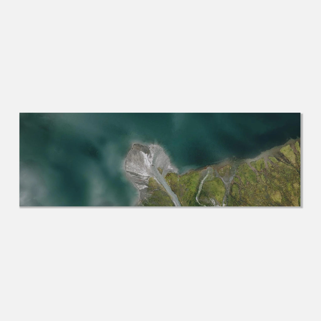 Aluminiumdruck - Hintersee Mittersill von oben Print Material JFK Photography Prints 20x60 cm / 8x24″