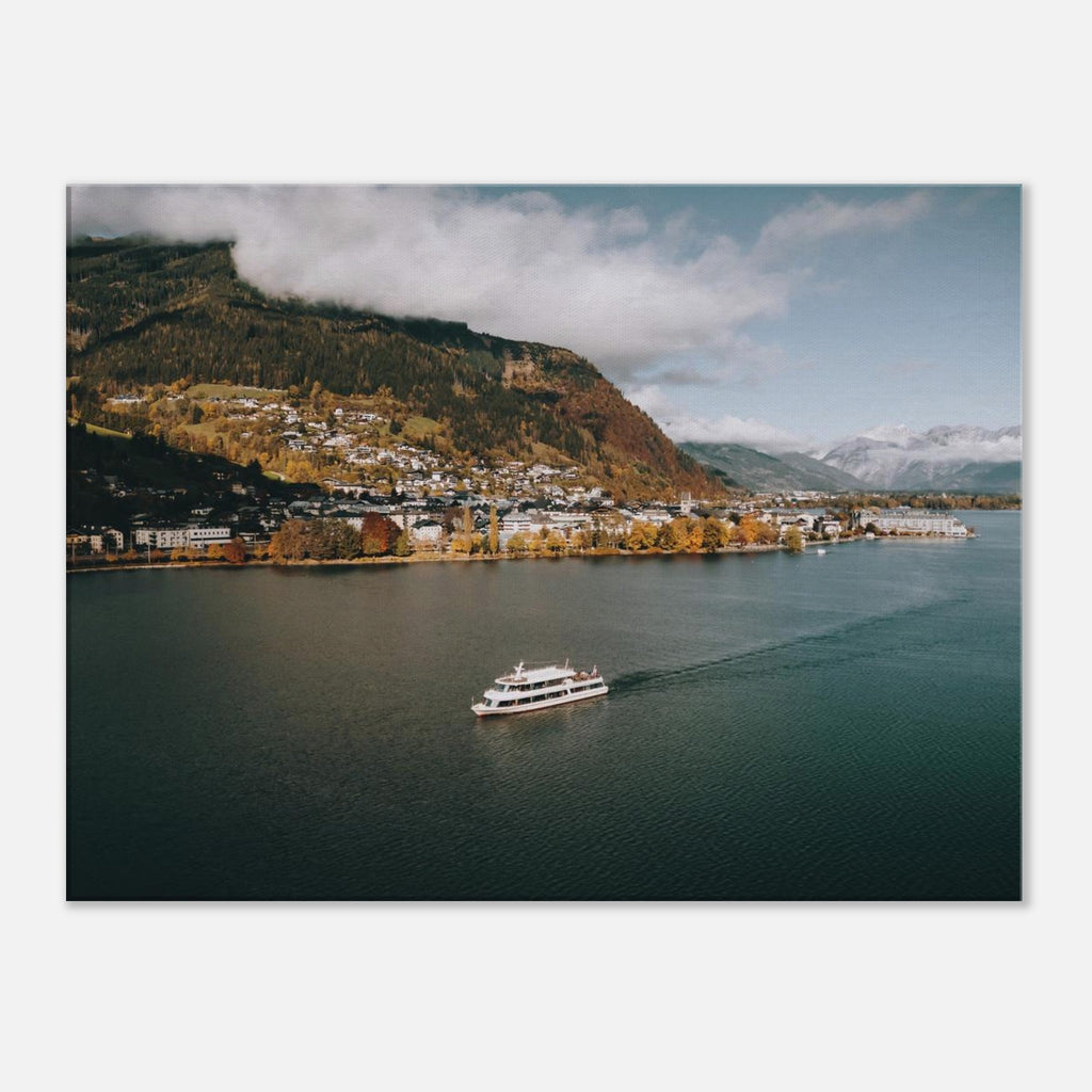 Leinwand Dick - Zell am See mit der MS Schmitten im Herbst Print Material JFK Photography Prints 60x80 cm / 24x32″