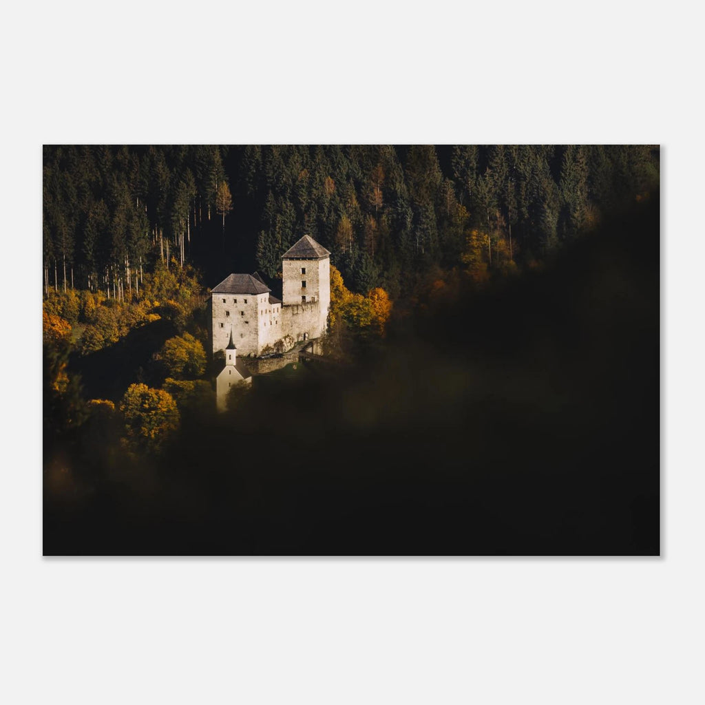 Aluminiumdruck - Burg Kaprun im Herbst Print Material JFK Photography Prints 50x75 cm / 20x30″