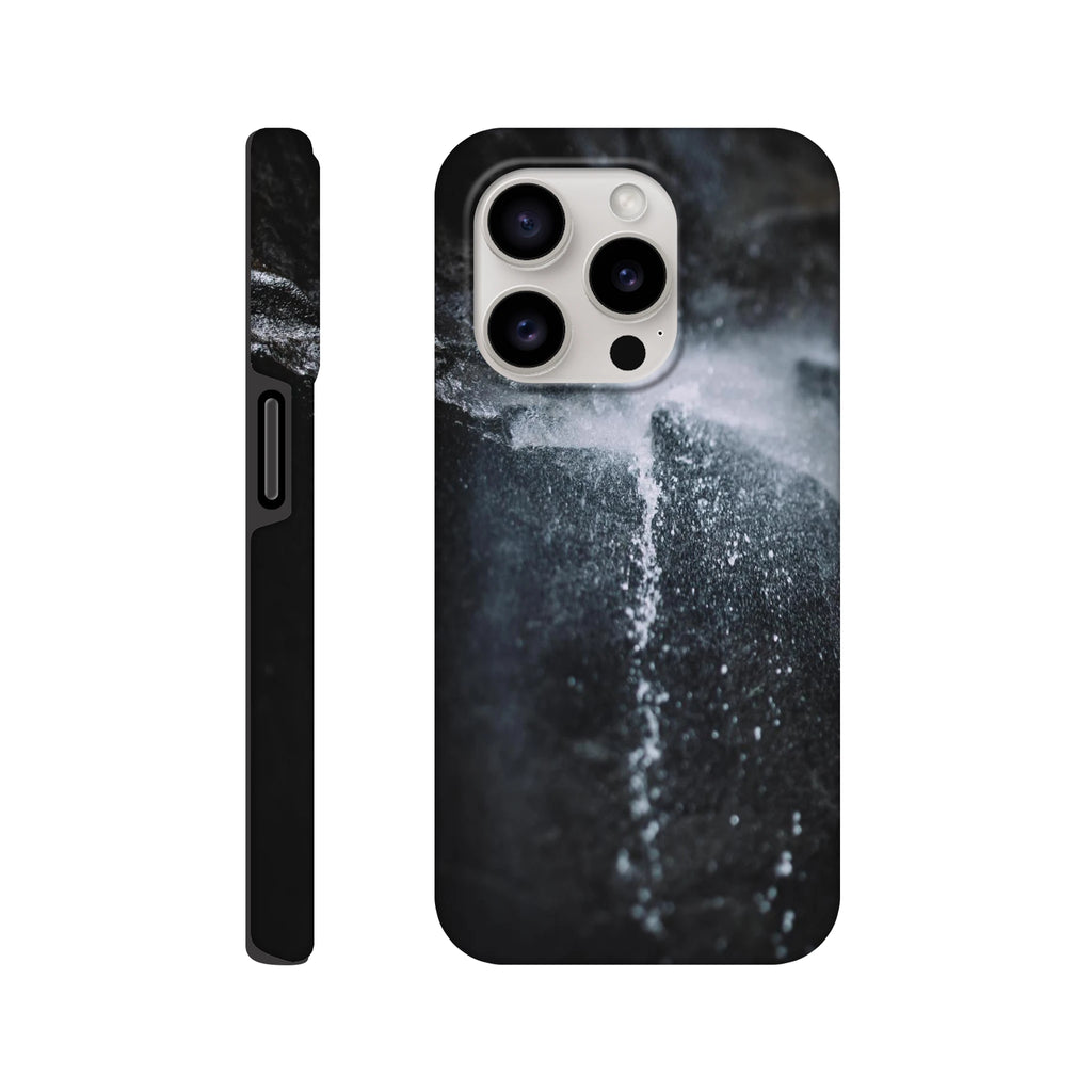 IPhone Hartschalen Case - Wasser Tropfen Print Material JFK Photography Prints iPhone 15 Pro